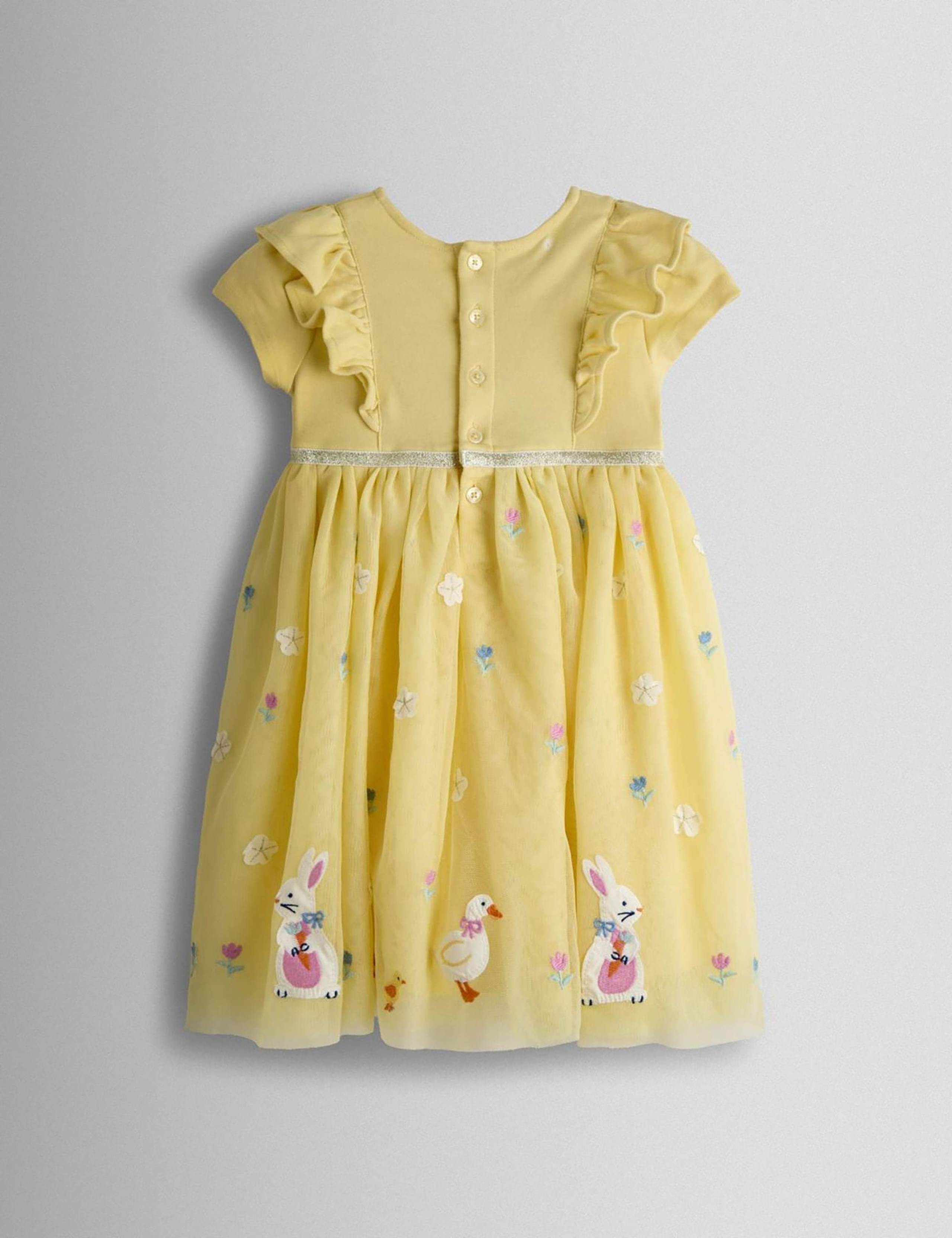 Cotton Rich Easter Applique Tulle Party Dress (6 Months-7 Years) 2 of 4