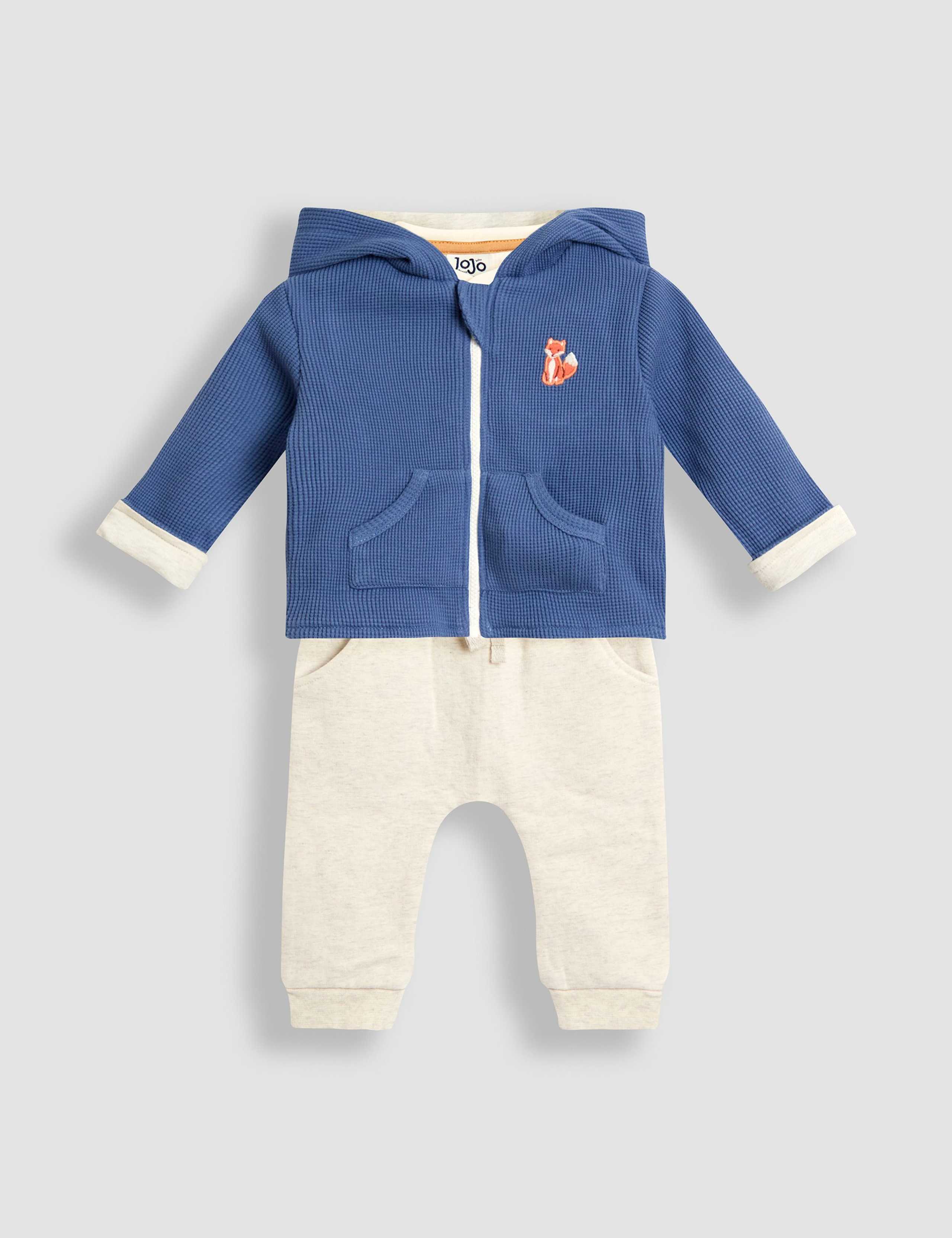 3 Piece Cotton Rich Fox Outfit (0-24 Mths) 1 of 10