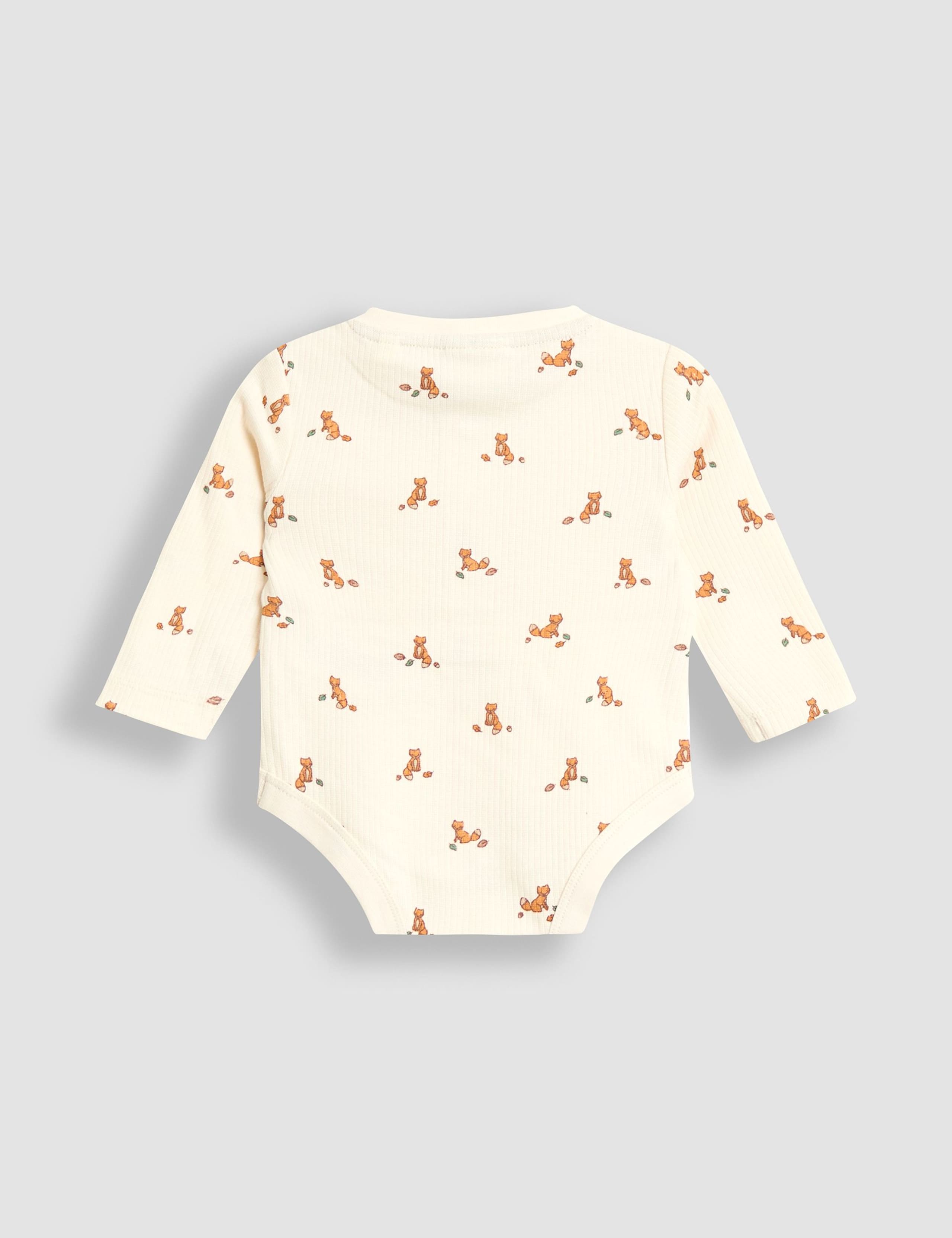 3 Piece Cotton Rich Fox Outfit (0-24 Mths) 6 of 10