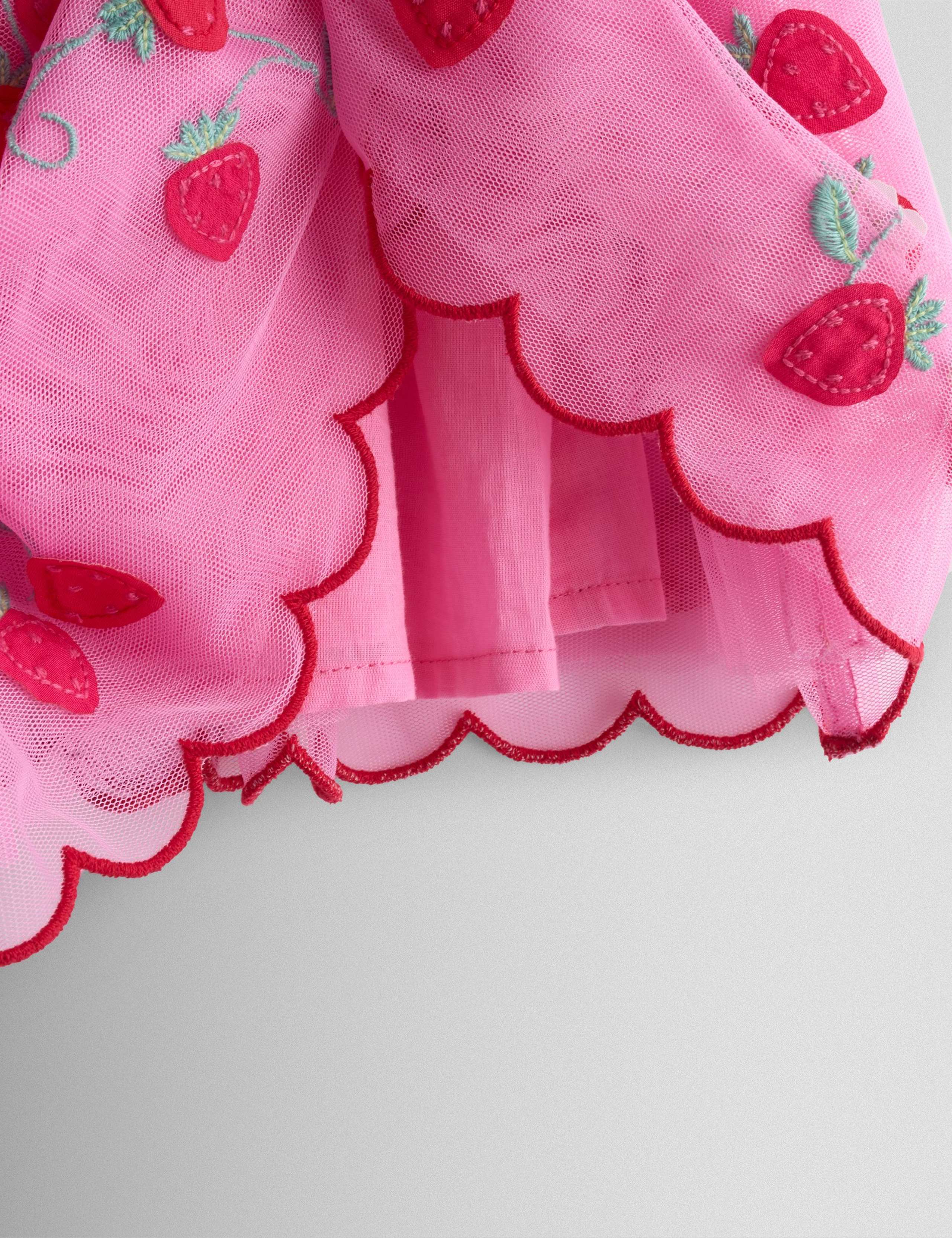 Tulle Strawberry Dress (6 Mths-7 Yrs) 3 of 5