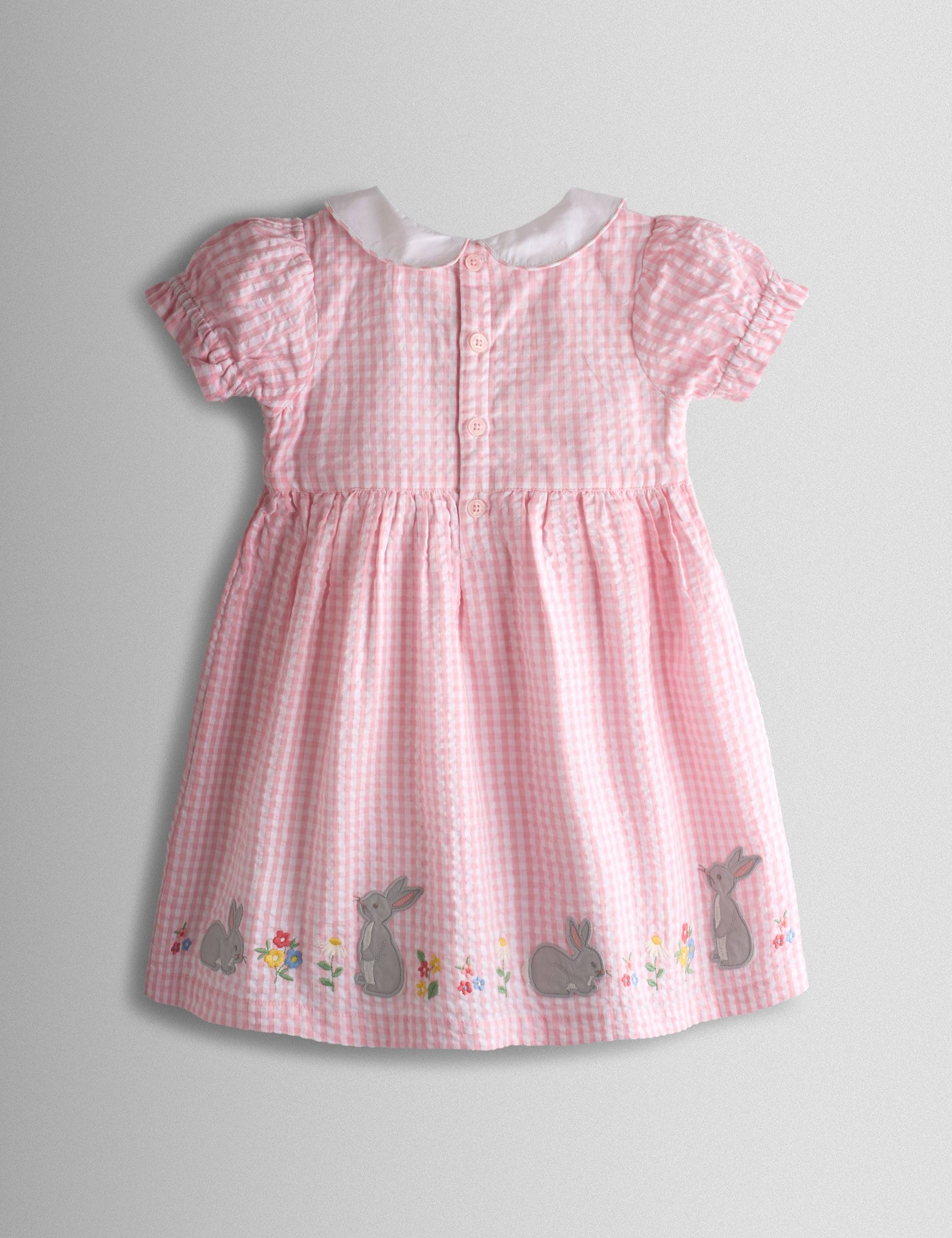 2pc Gingham Smocked Dress Set (0 Mths-5 Yrs) 3 of 7