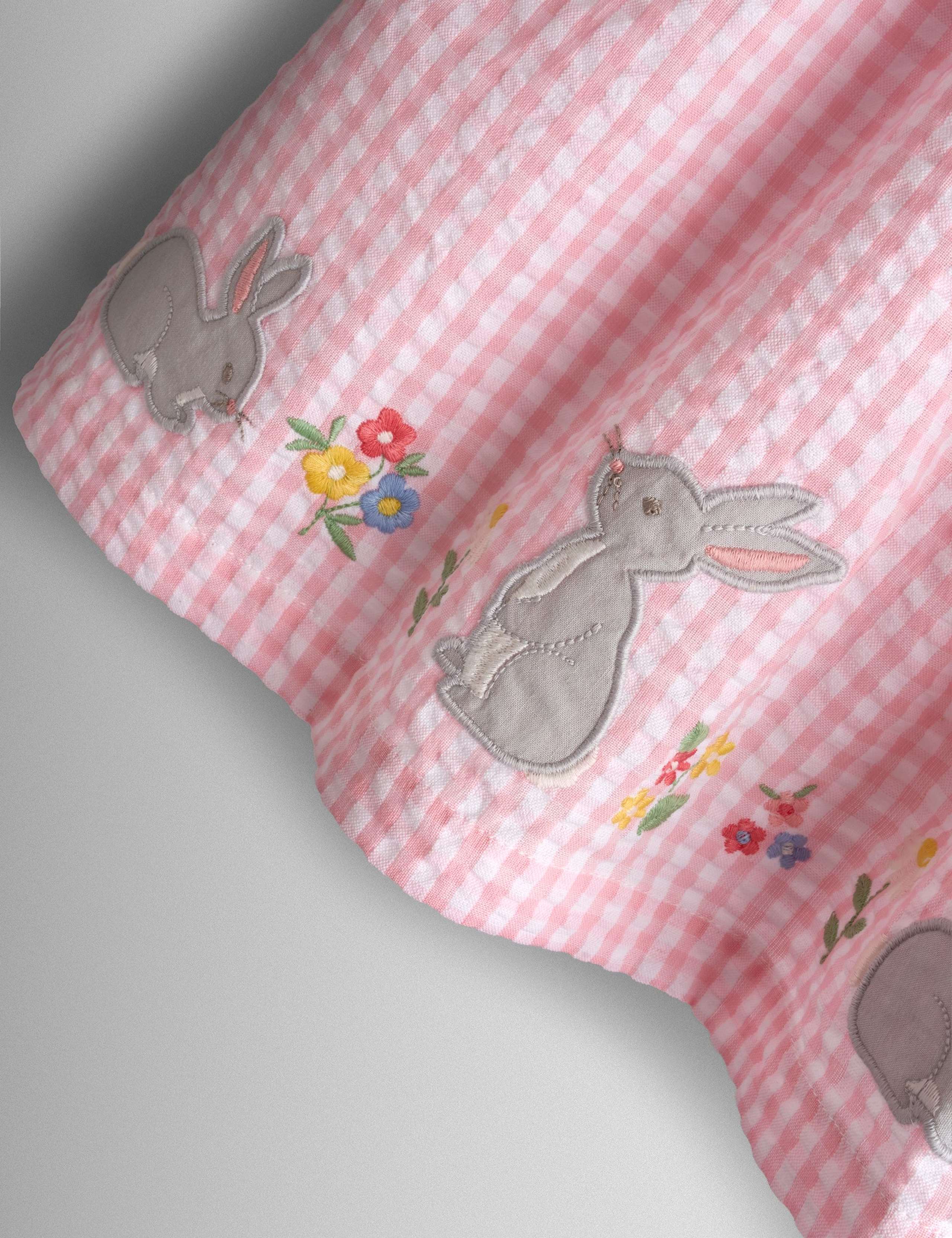 2pc Gingham Smocked Dress Set (0 Mths-5 Yrs) 4 of 7