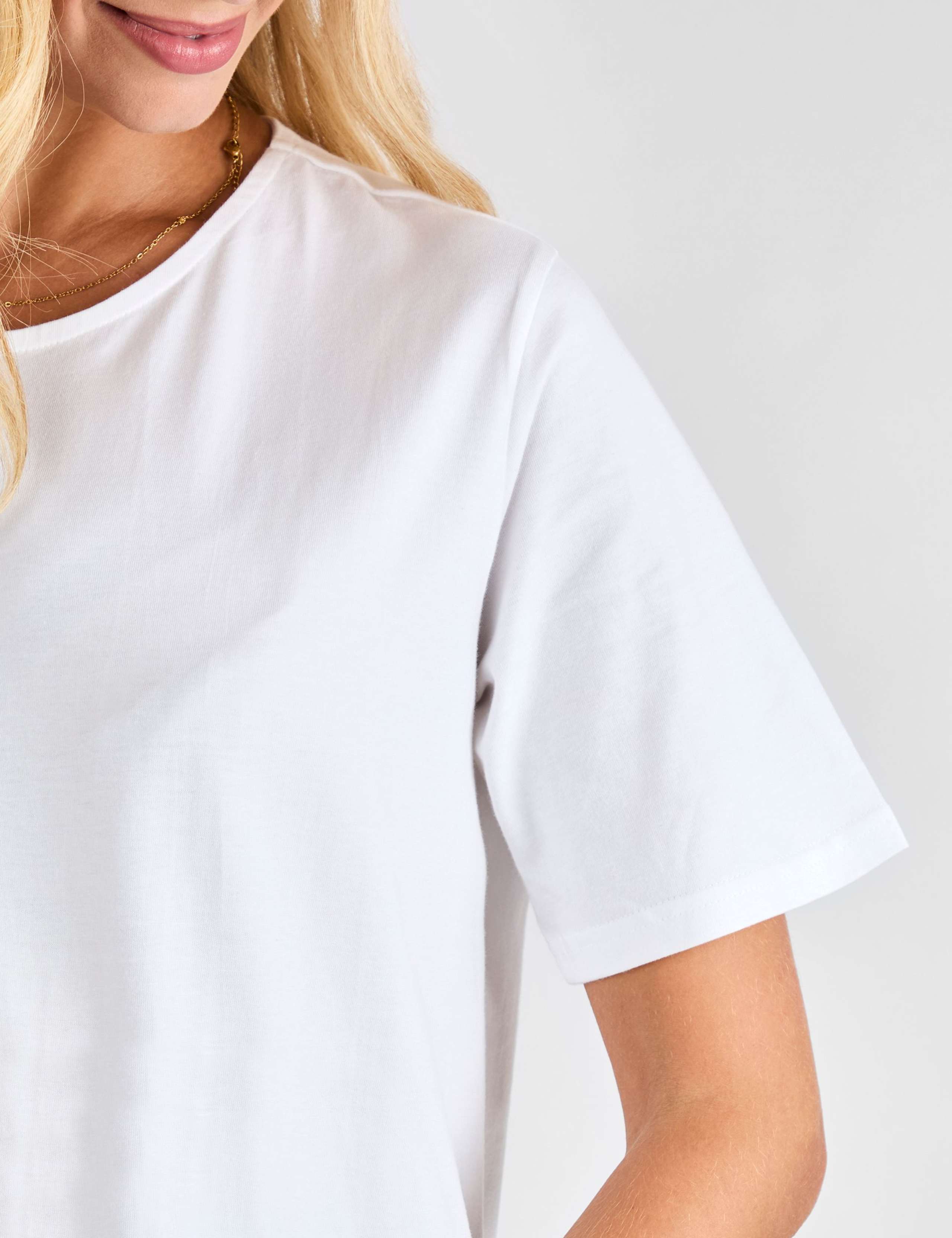 Pure Cotton Oversized Maternity T-Shirt 4 of 4