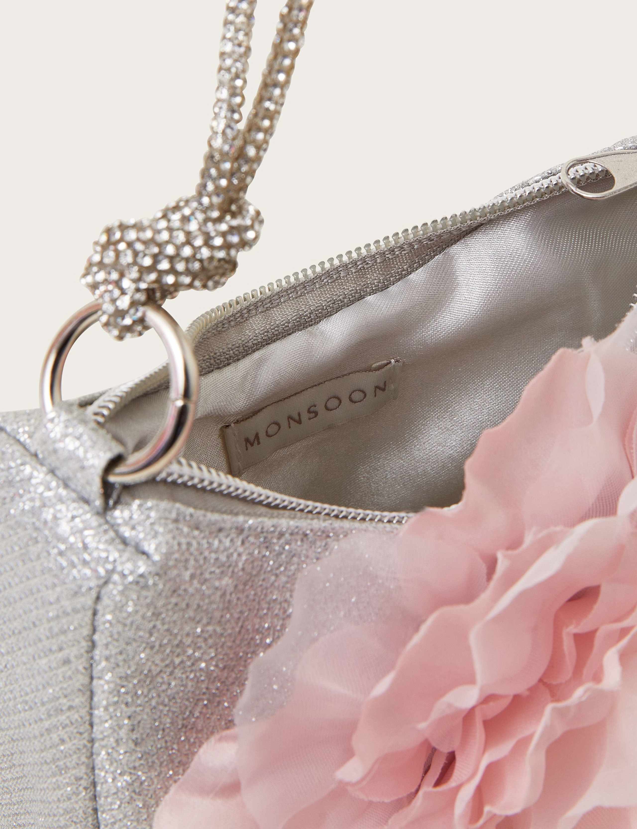 Kids' Oversized Flower Glitter Scoop Bag 3 of 4