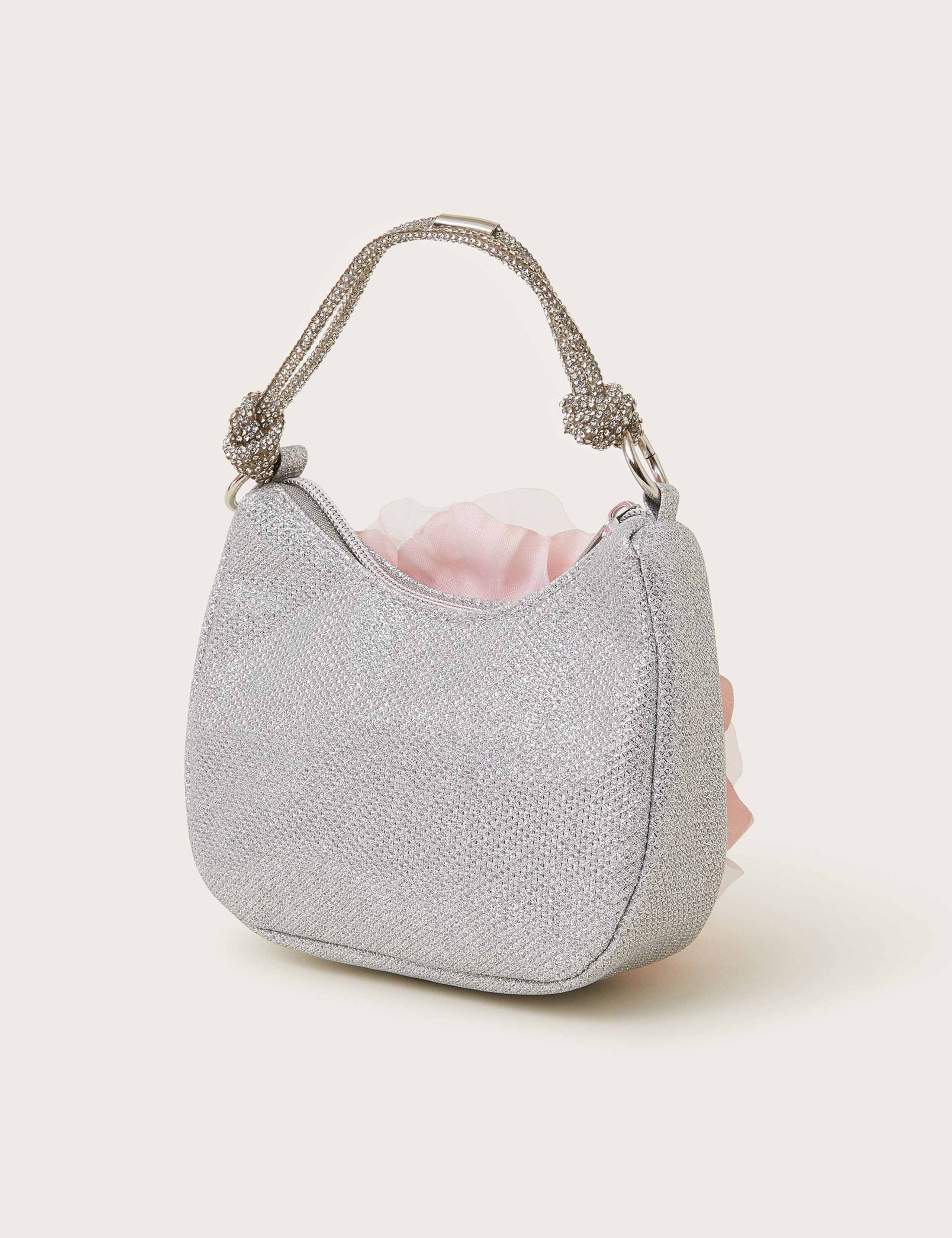 Kids' Oversized Flower Glitter Scoop Bag 4 of 4