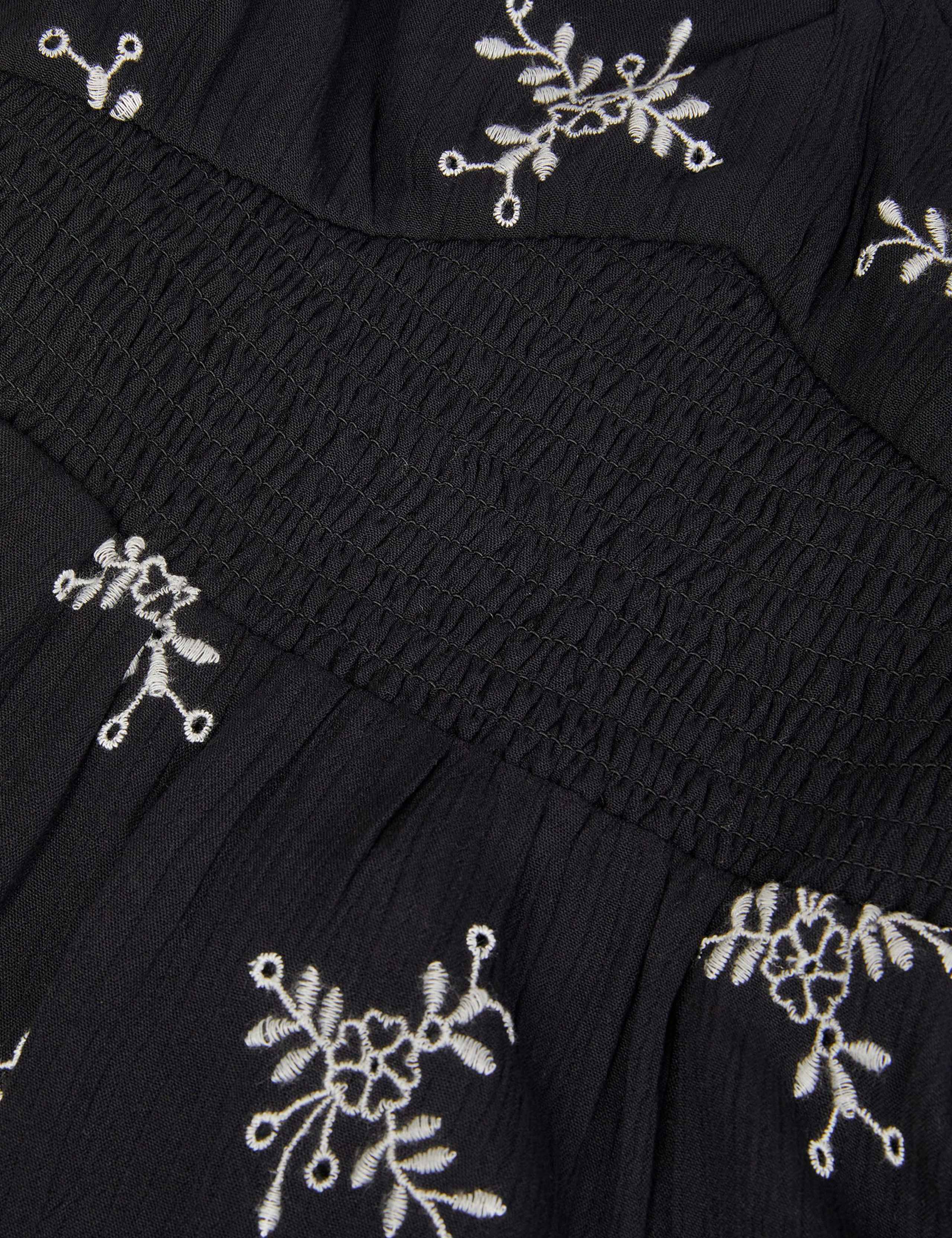 Floral Embroidered Crinkle Dress (7-15 Yrs) 3 of 3