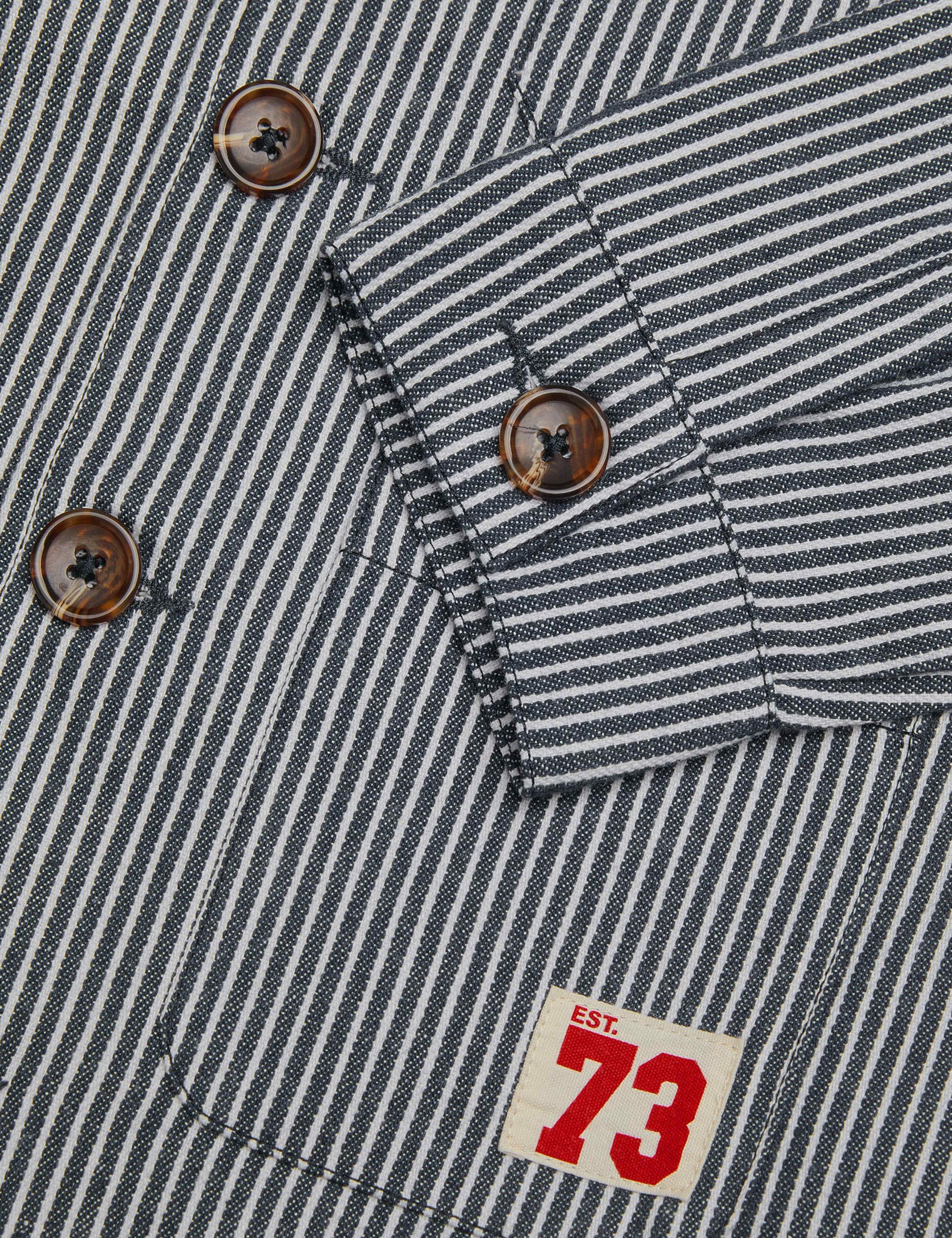 Pure Cotton Striped Jacket (2-13 Yrs) 2 of 3