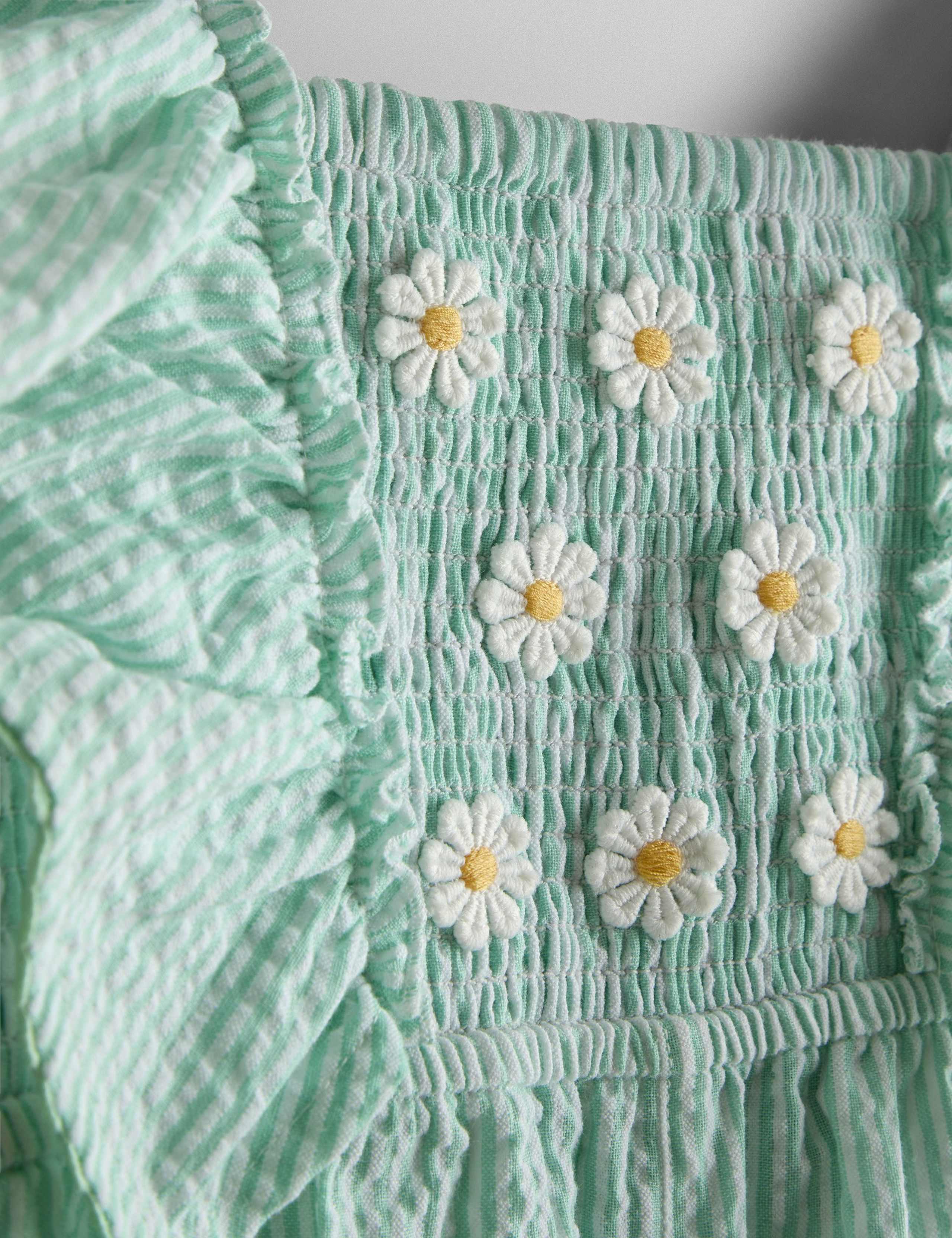 Daisy Striped Frill Jumpsuit (6 Mths-9 Yrs) 2 of 3