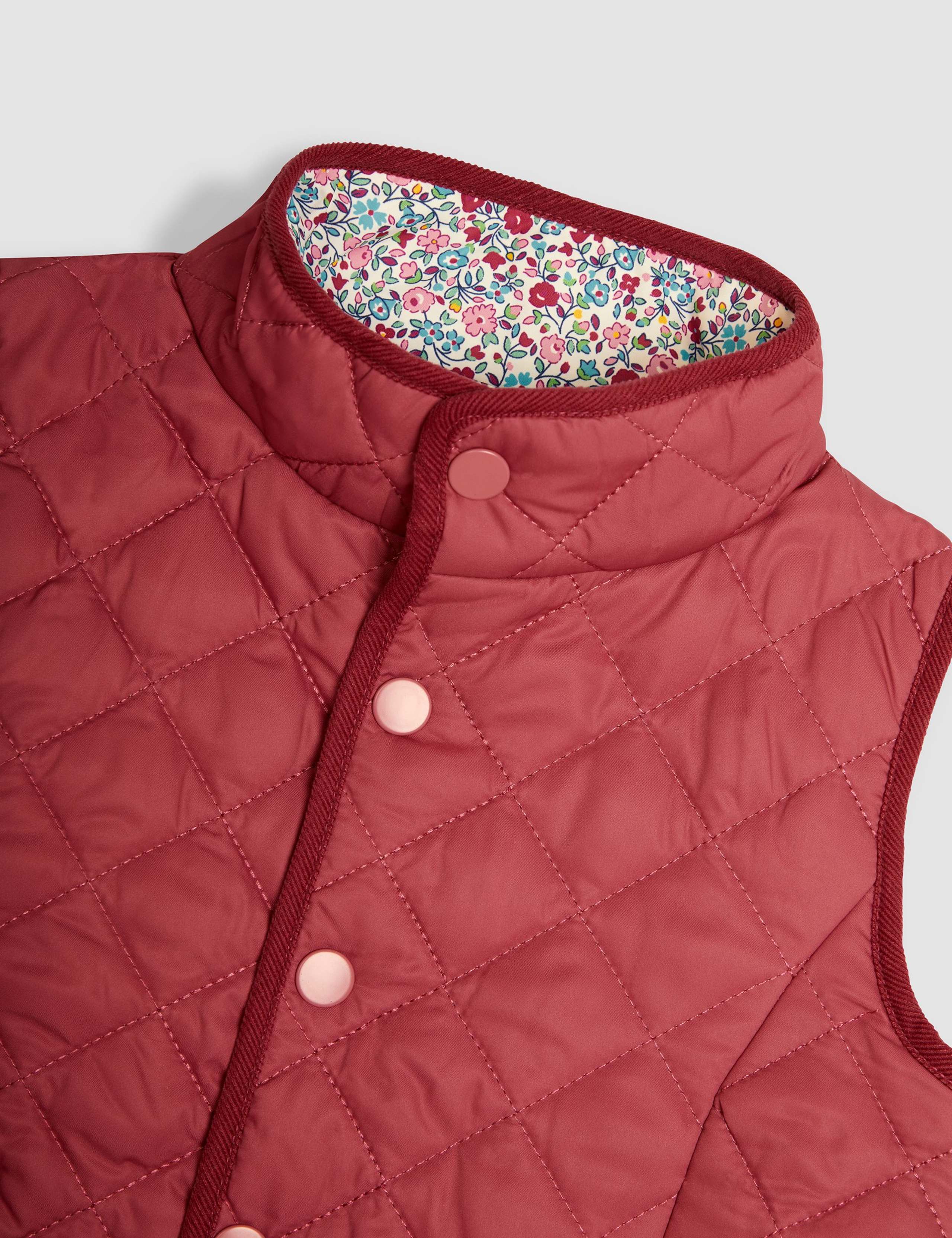 Quilted Reversible Floral Gilet (12 Mths-6 Yrs) 3 of 6