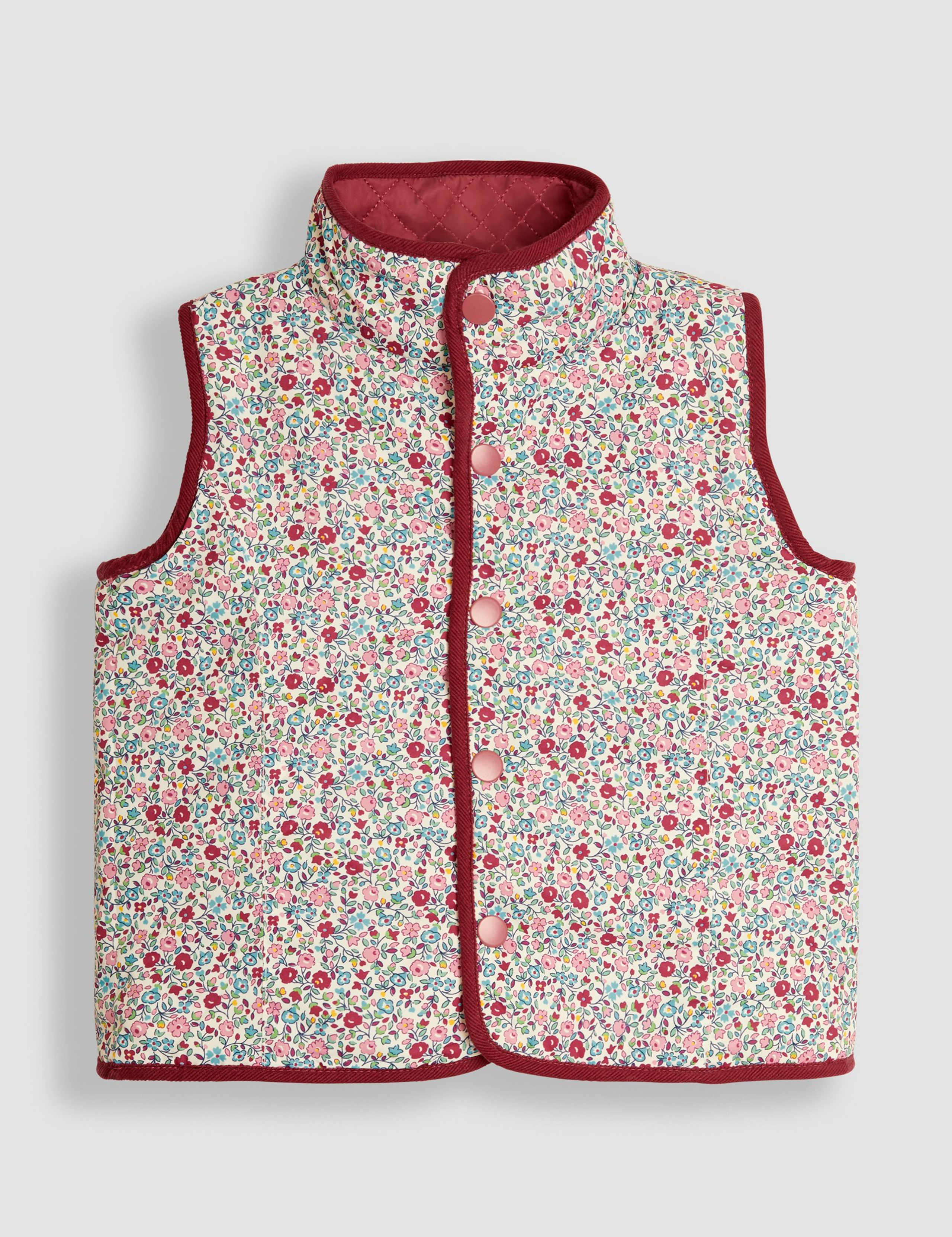 Quilted Reversible Floral Gilet (12 Mths-6 Yrs) 4 of 6