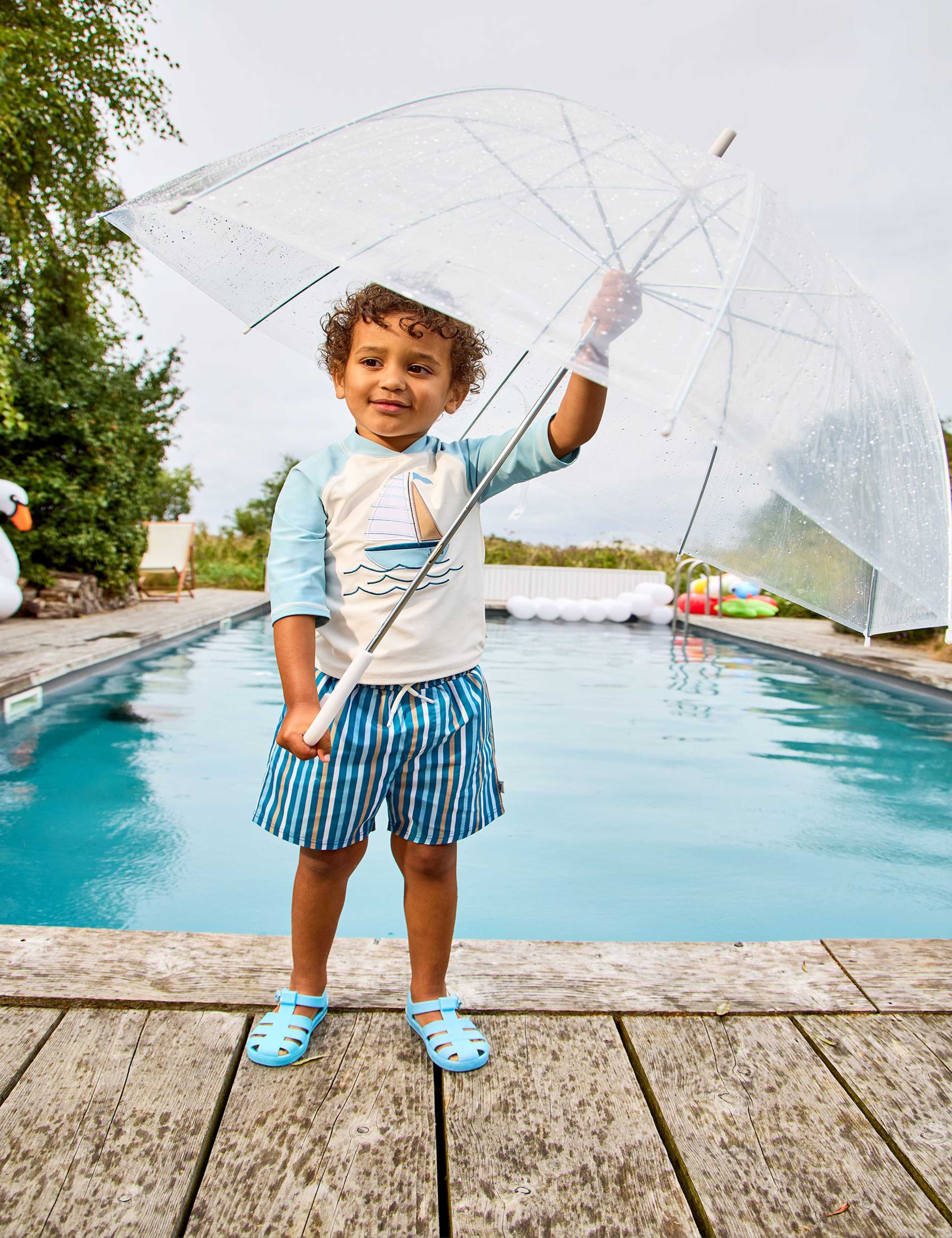 2 Piece Long Sleeve Rash Vest Swim Set (6 Mths-6 Yrs) 1 of 2