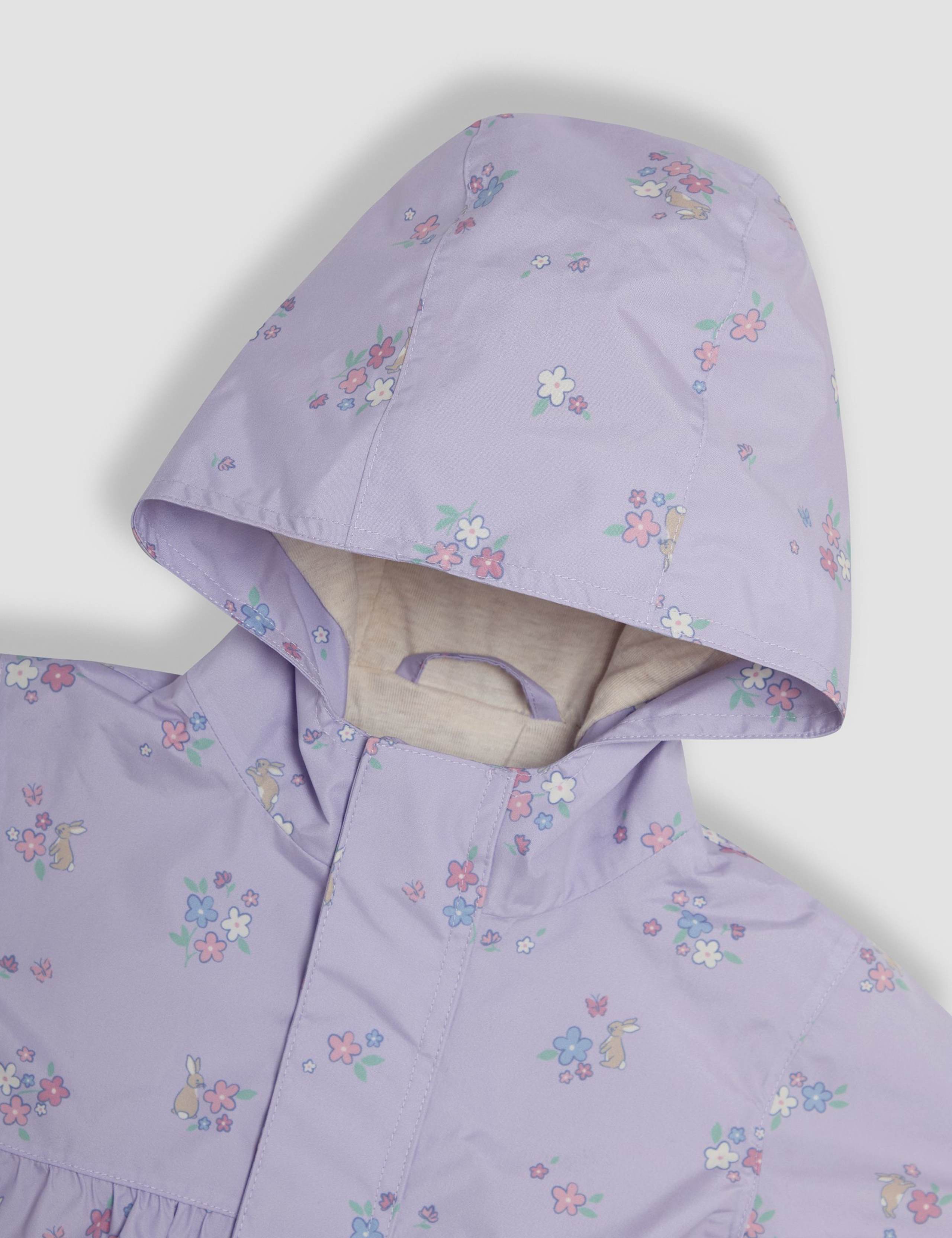 Bunny Floral Raincoat (12 Mths-6 Yrs) 2 of 3