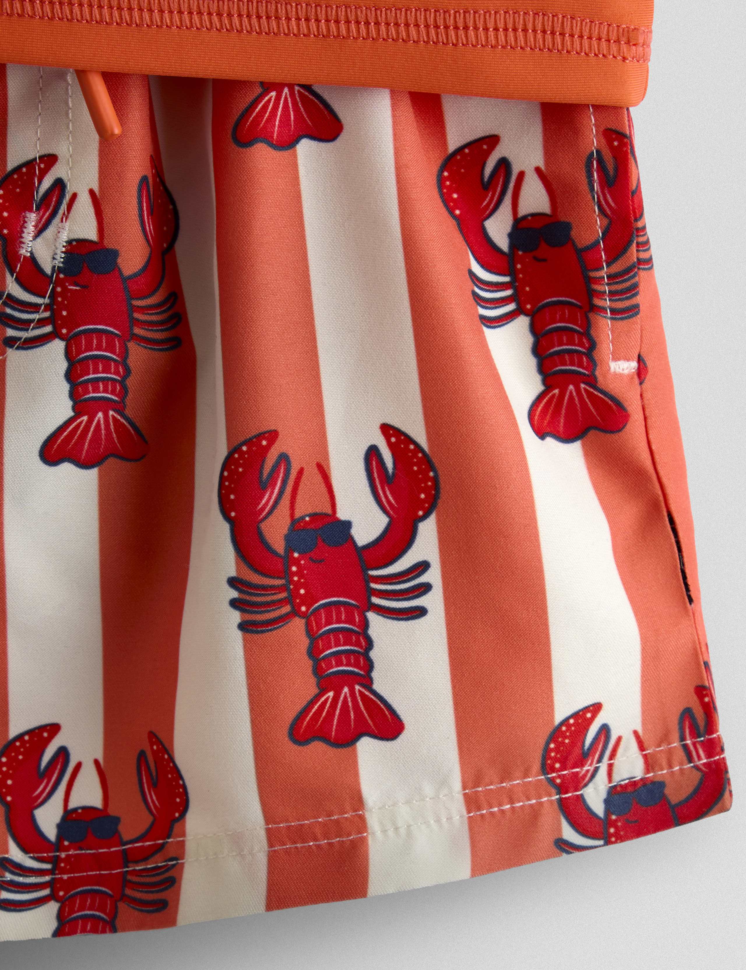 2 Piece Lobster Long Sleeve Rash Vest Set (6 Mths - 6 Yrs) 6 of 7