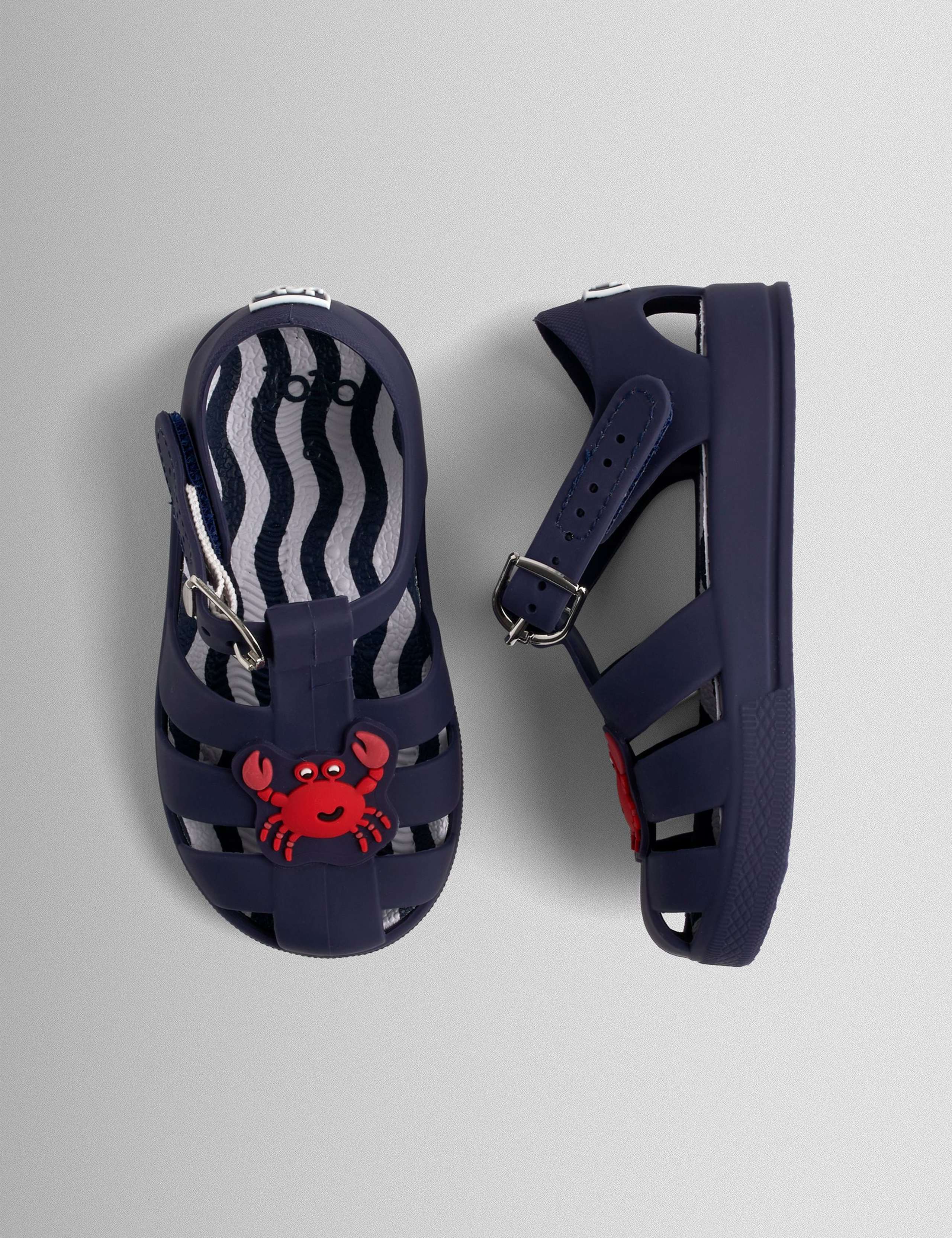 Kids' Crab Riptape Jelly Sandals (4 Small-11 Small) 5 of 5