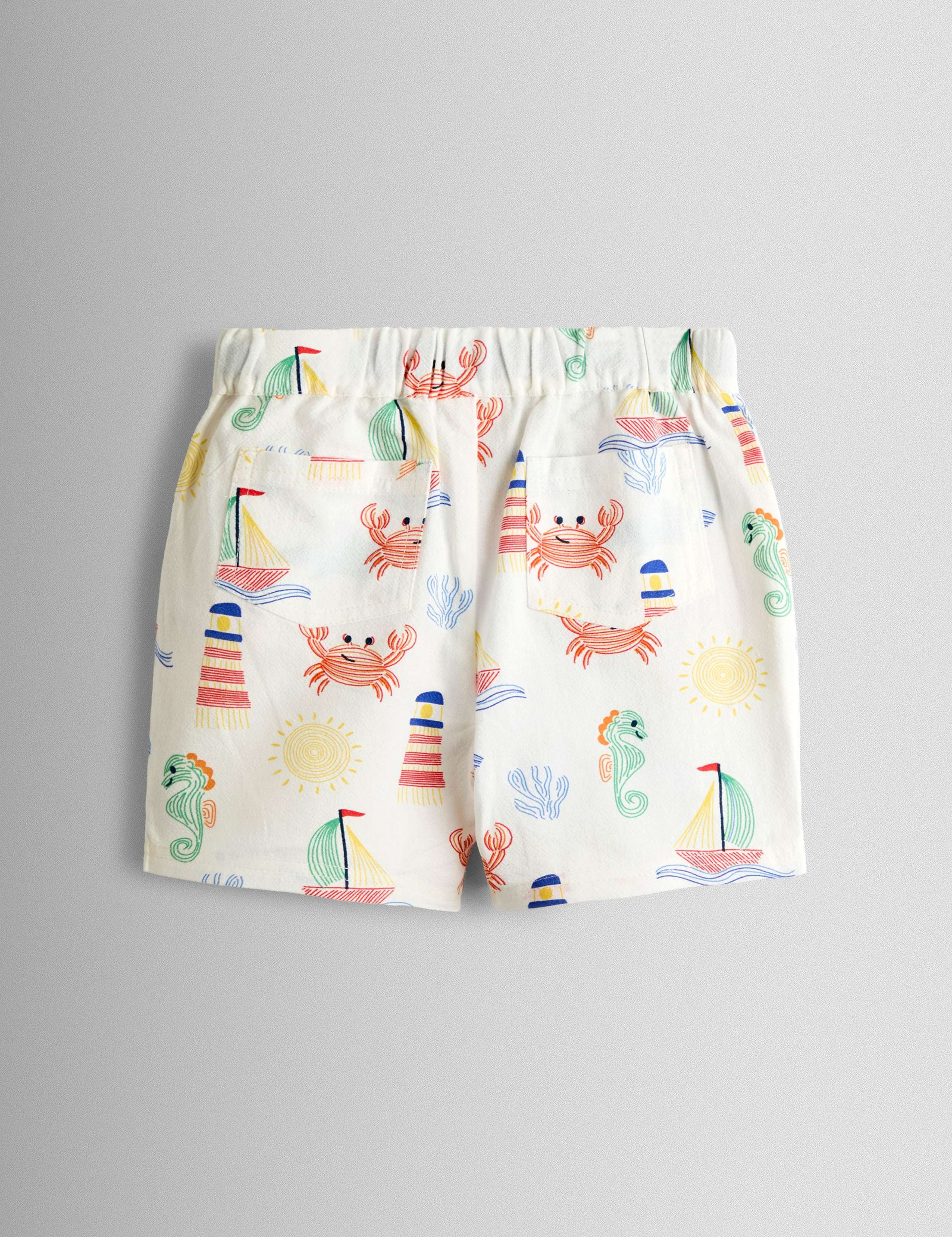 2 Piece Pure Cotton Seaside Shirt & Shorts Set (6 Mths-7 Yrs) 5 of 7