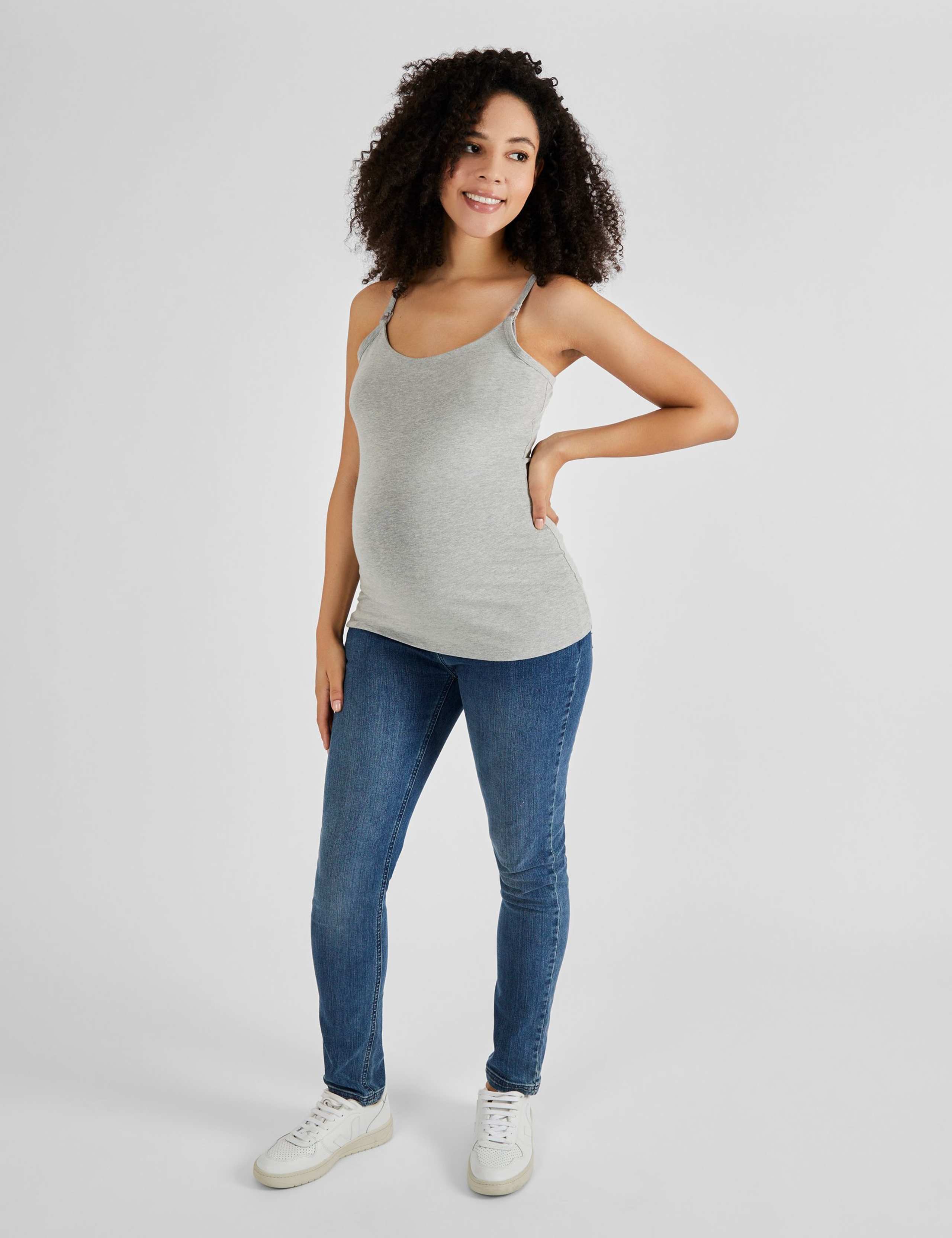 Maternity Cotton Rich Fitted Nursing Vest 2 of 4