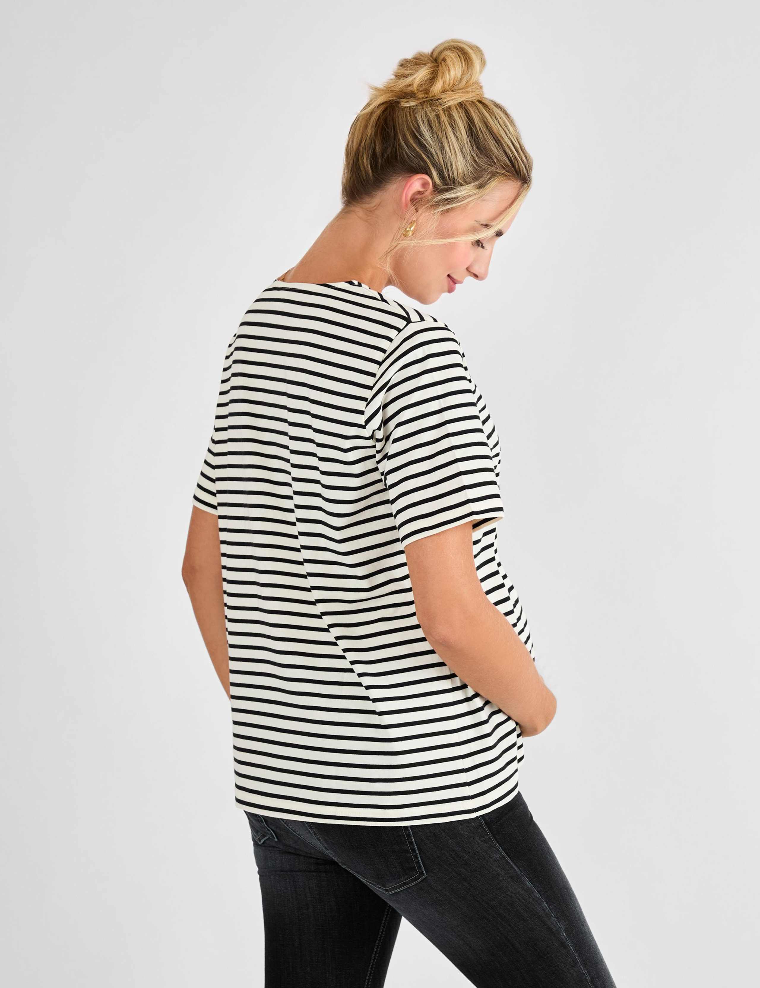 Maternity Pure Cotton Oversized T-Shirt 4 of 4