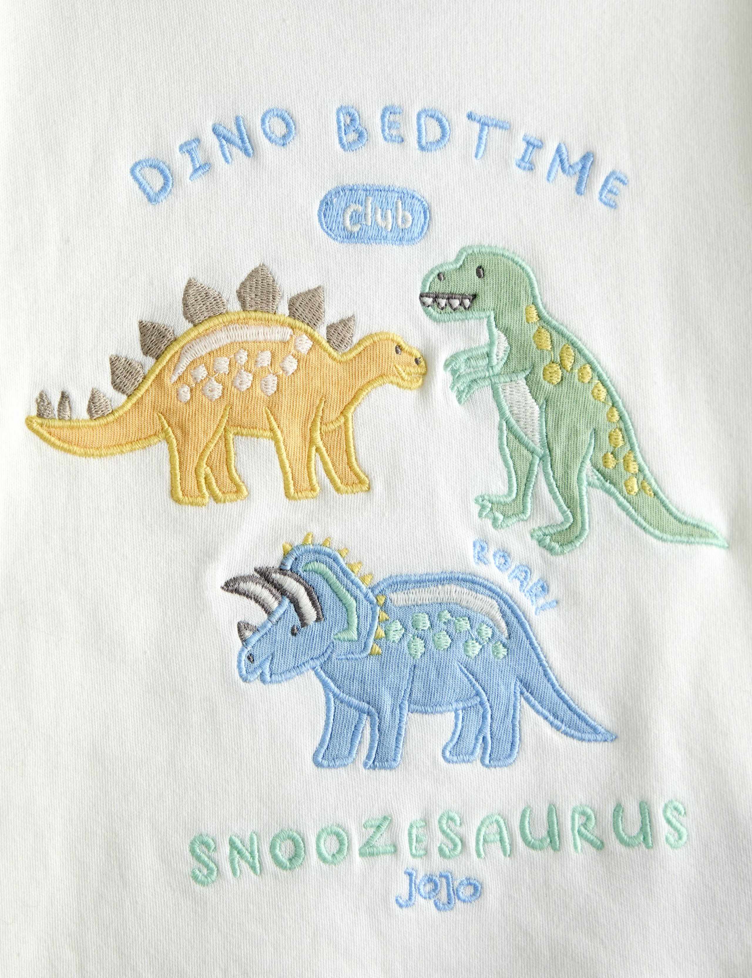 2 Pack Pure Cotton Dinosaur Pyjamas (12 Mths - 6 Yrs) 2 of 10