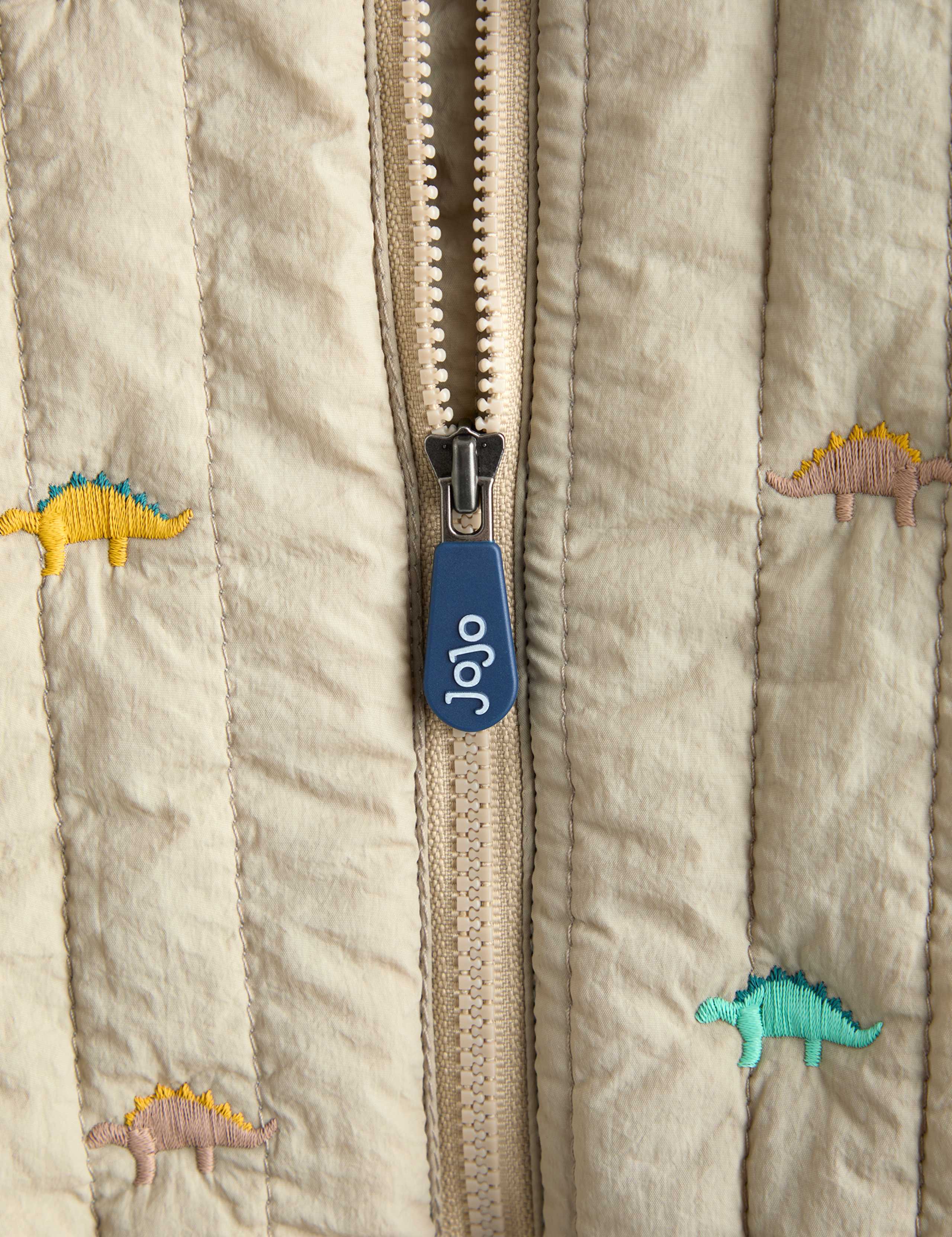 Dinosaur Quilted Bomber Jacket (6 Mths-6 Yrs) 4 of 4