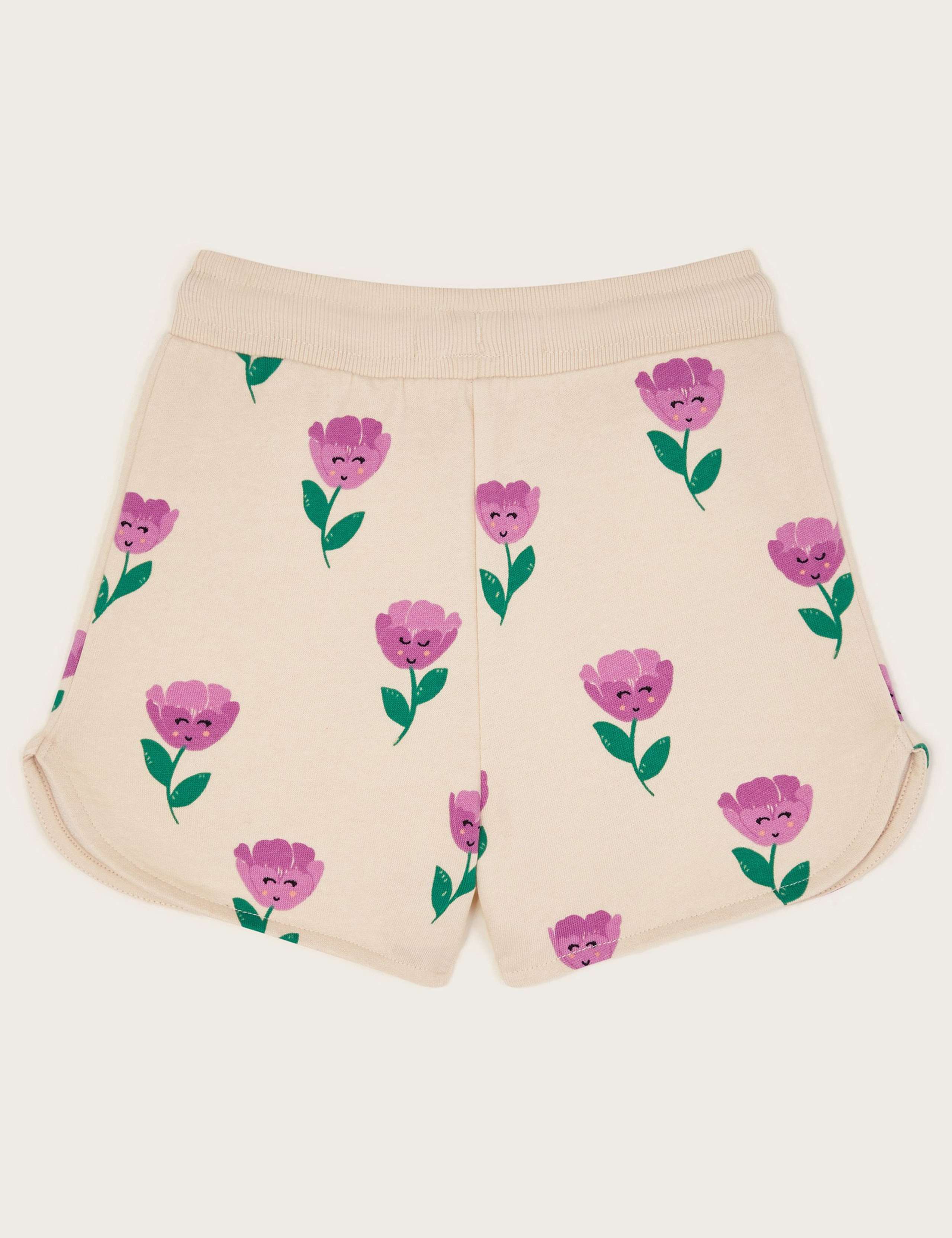 Pure Cotton Tulip Print Shorts (3-13 Yrs) 2 of 3