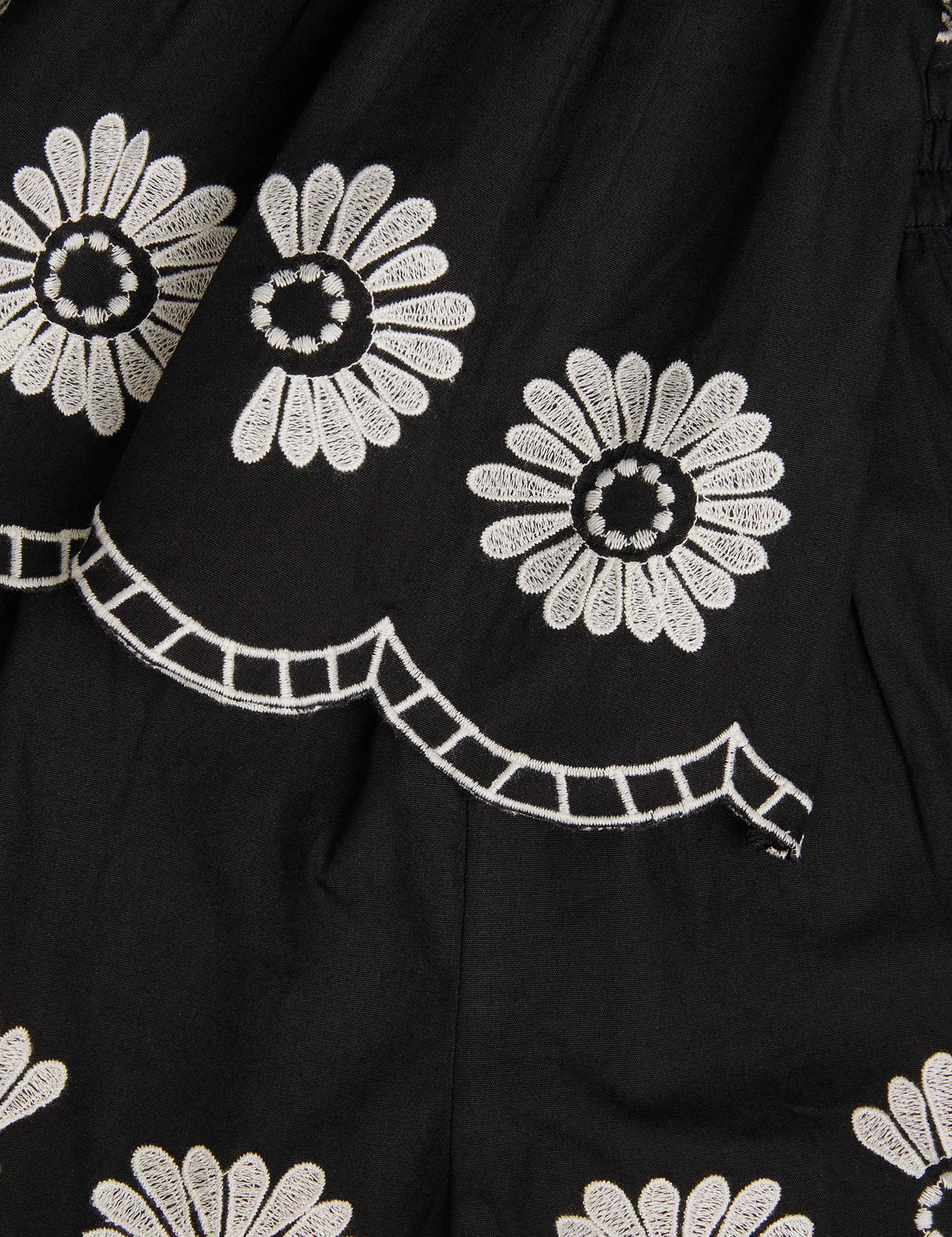 2pc Pure Cotton Embroidered Top & Shorts Set (3-13 Yrs) 3 of 3