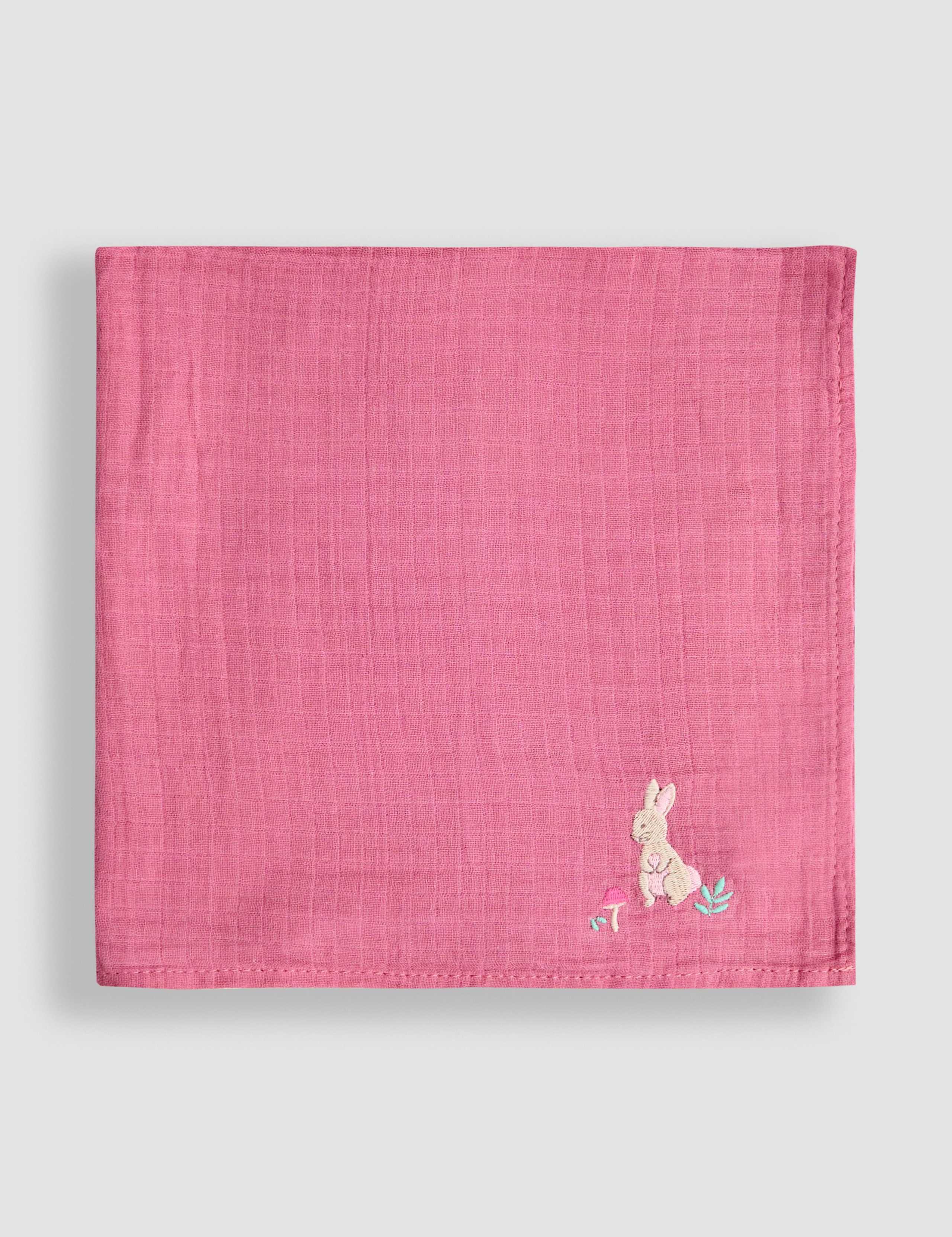 5 Pack Pure Cotton Woodland Muslins 3 of 7