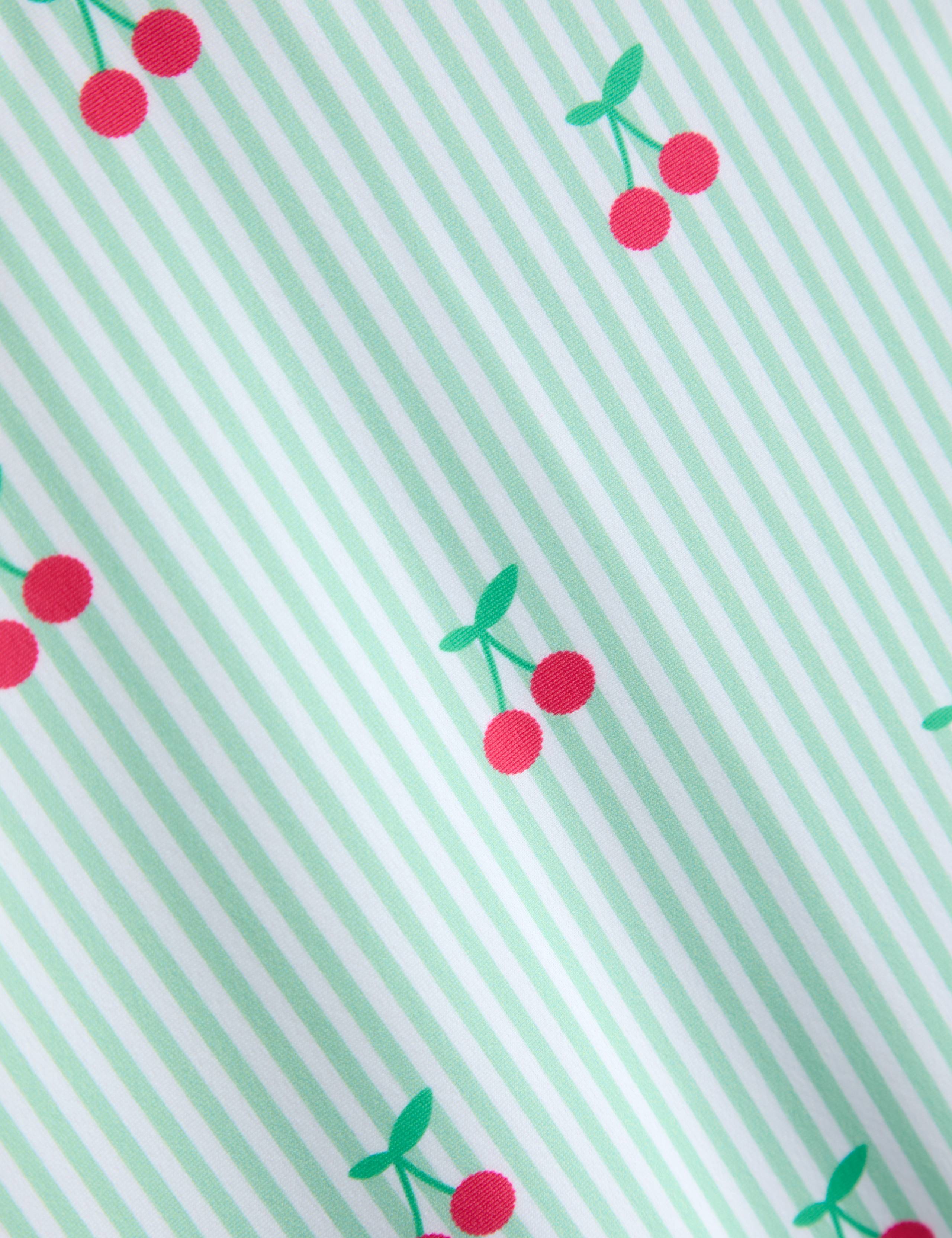 Cherry Stripe Frill All In One (0 Mths-5 Yrs) 4 of 5