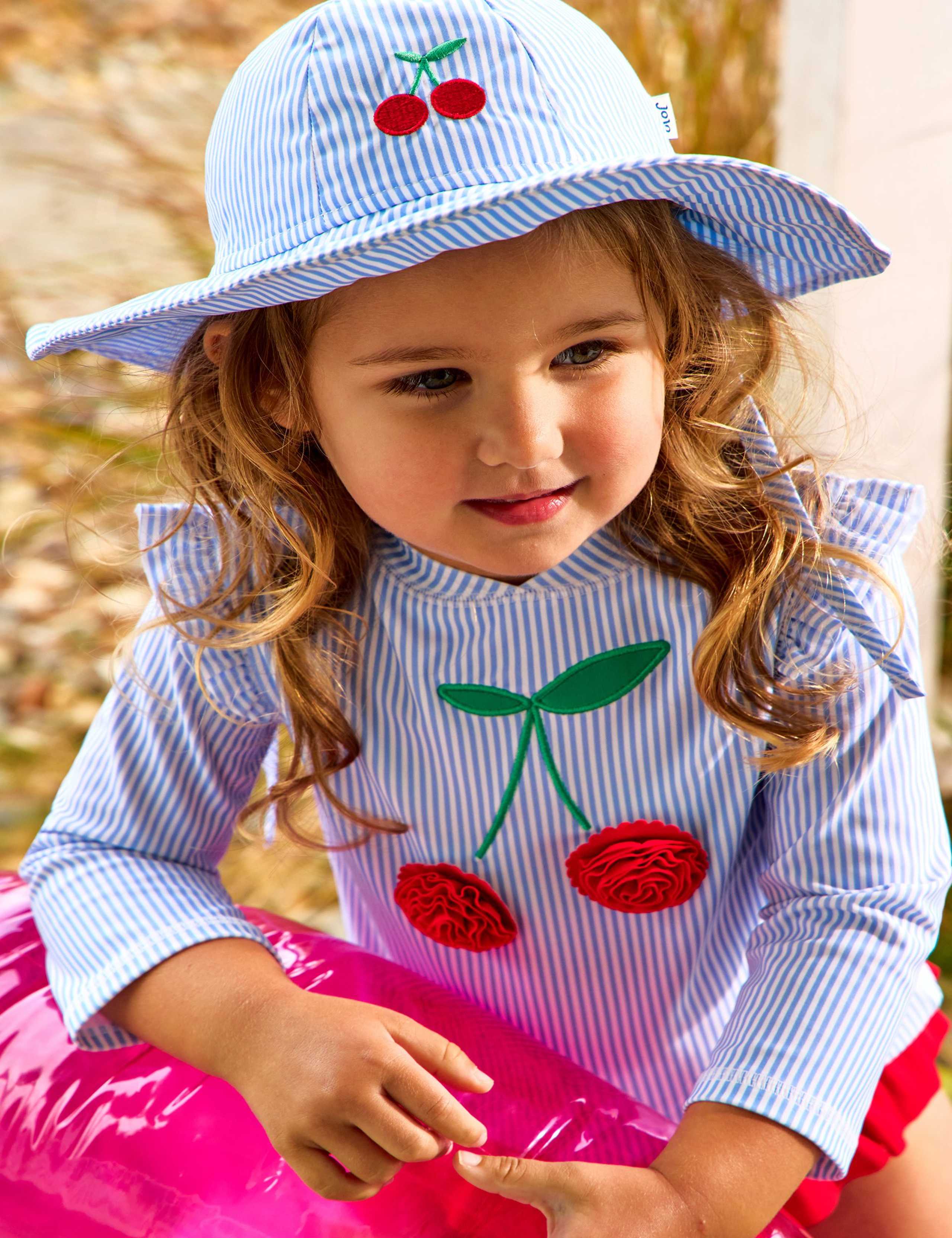 2 Piece Cherry Stripe Swim Set (6 Mths-6 Yrs) 3 of 7