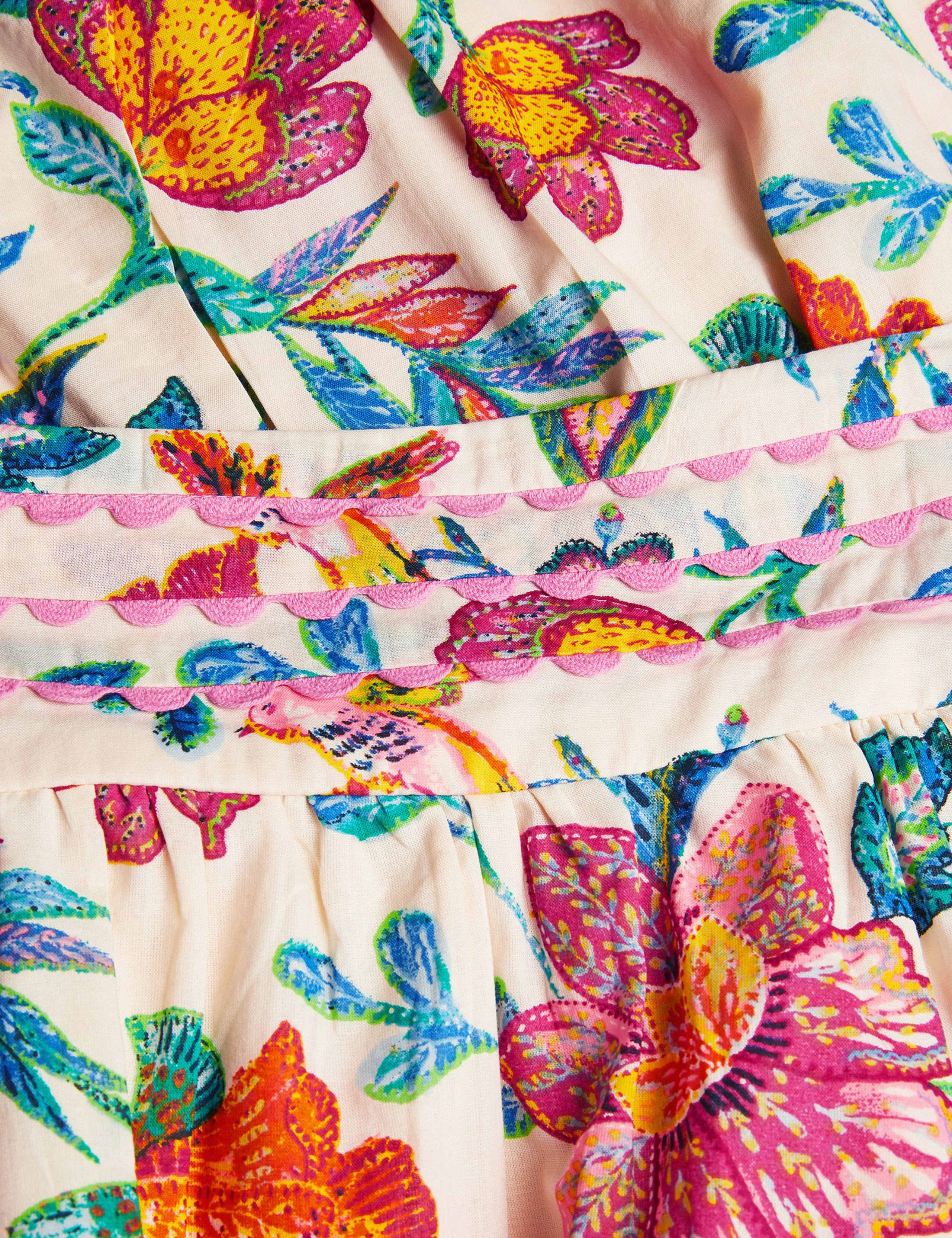 2pc Pure Cotton Floral Top & Skirt Set (3-15 Yrs) 3 of 3