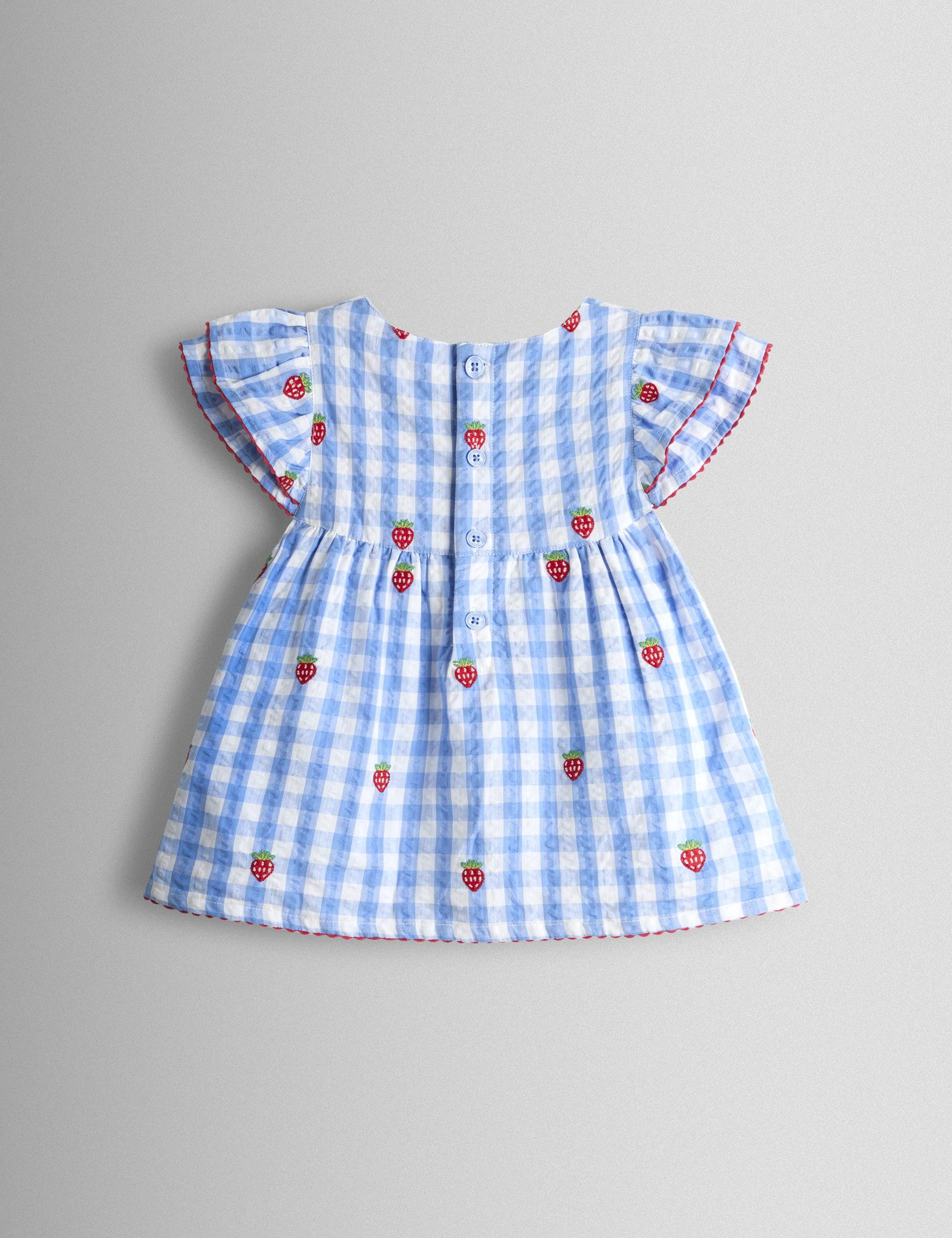 Pure Cotton Gingham Top & Shorts Outfit (0-9 Yrs) 3 of 4