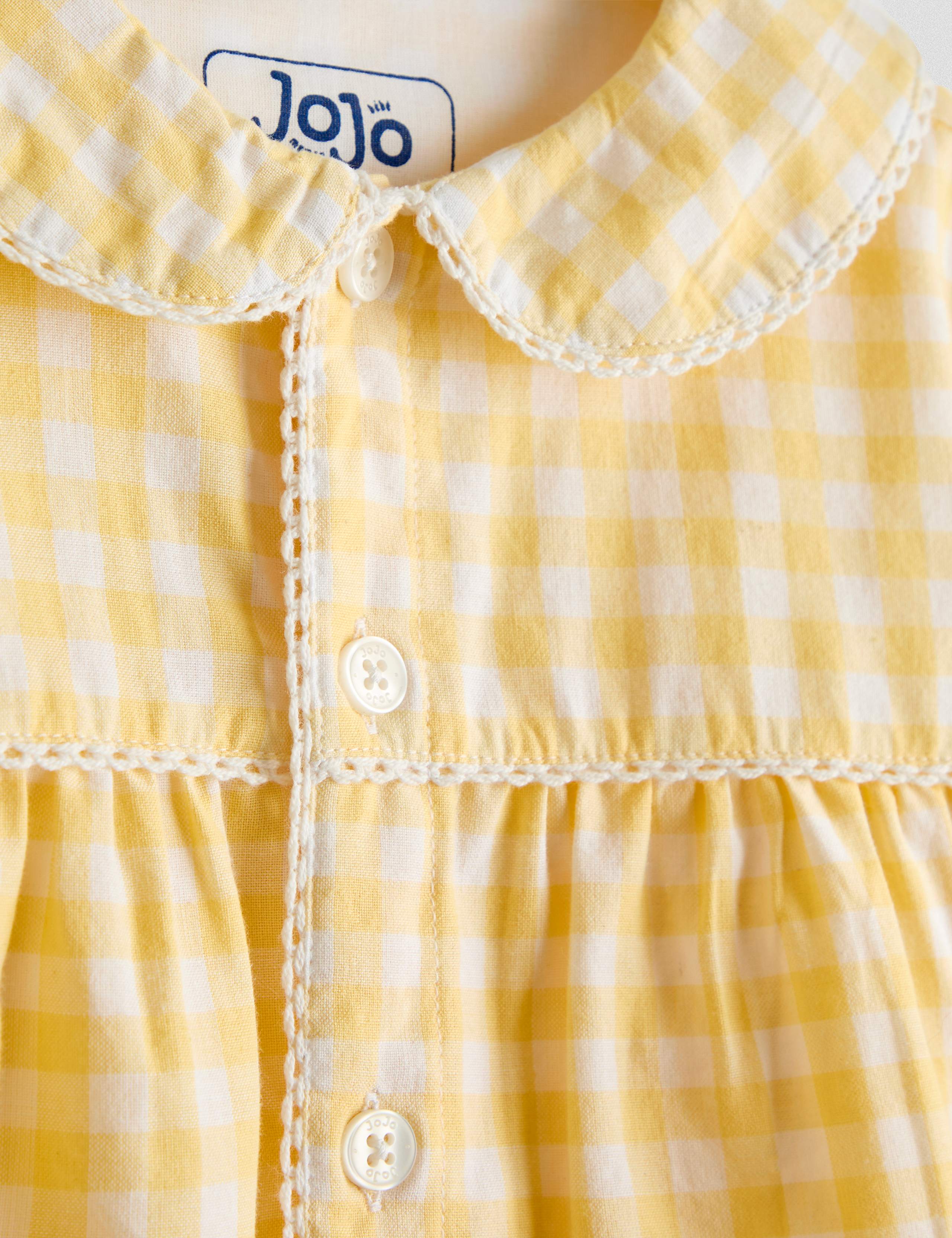 Pure Cotton Woven Checked Pyjamas (1-7 Years) 4 of 5