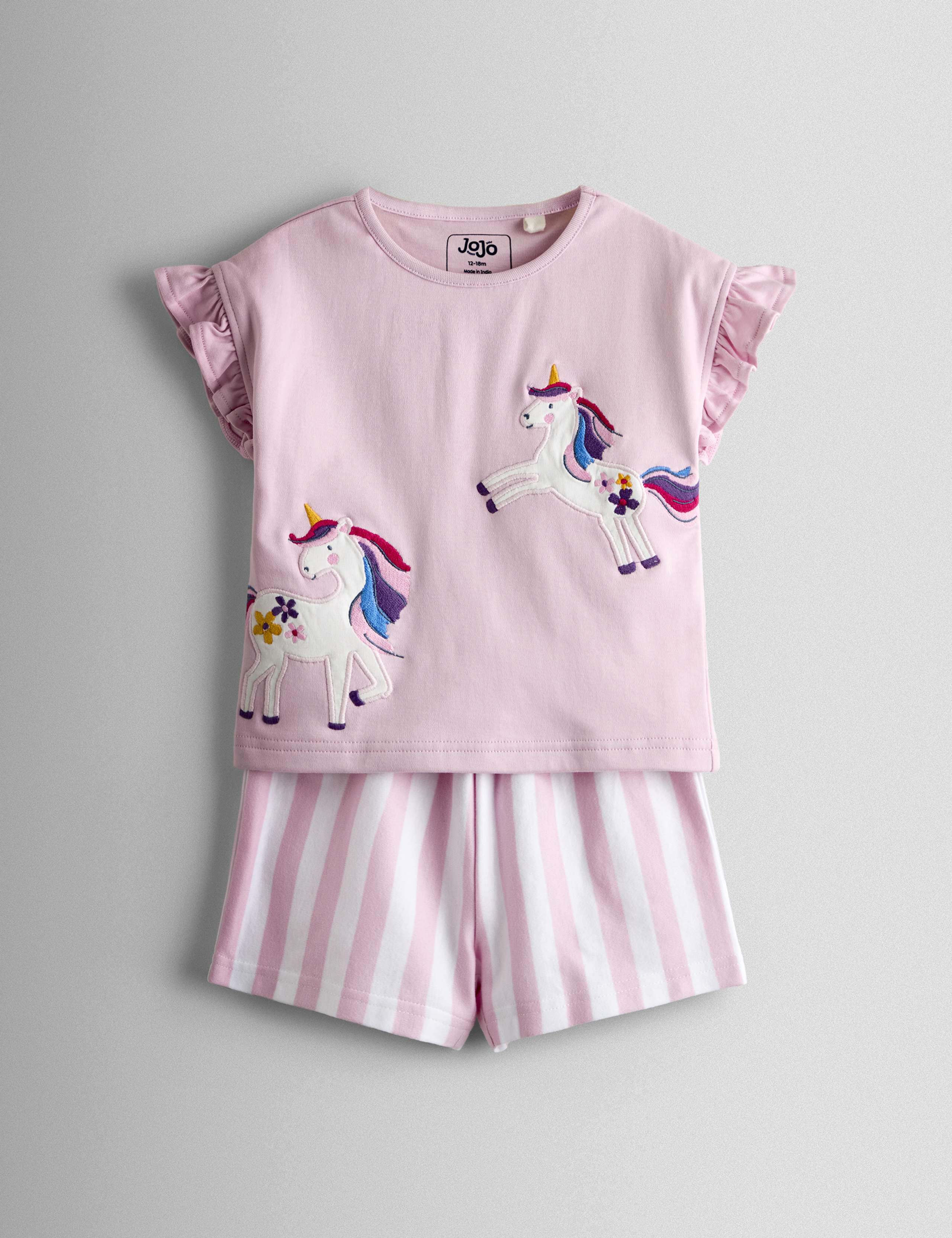2 Pack Pure Cotton Unicorn Pyjama Sets (1-6 Years) 2 of 10