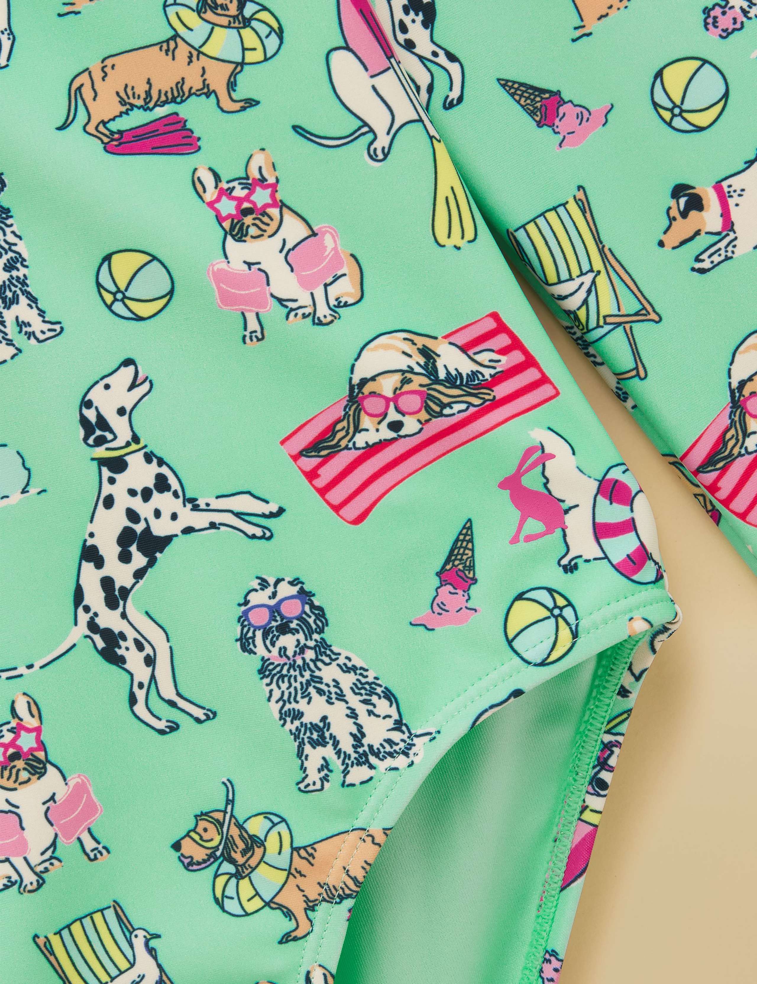 Dog Print Long Sleeve Swimsuit (1-10 Years) 5 of 5