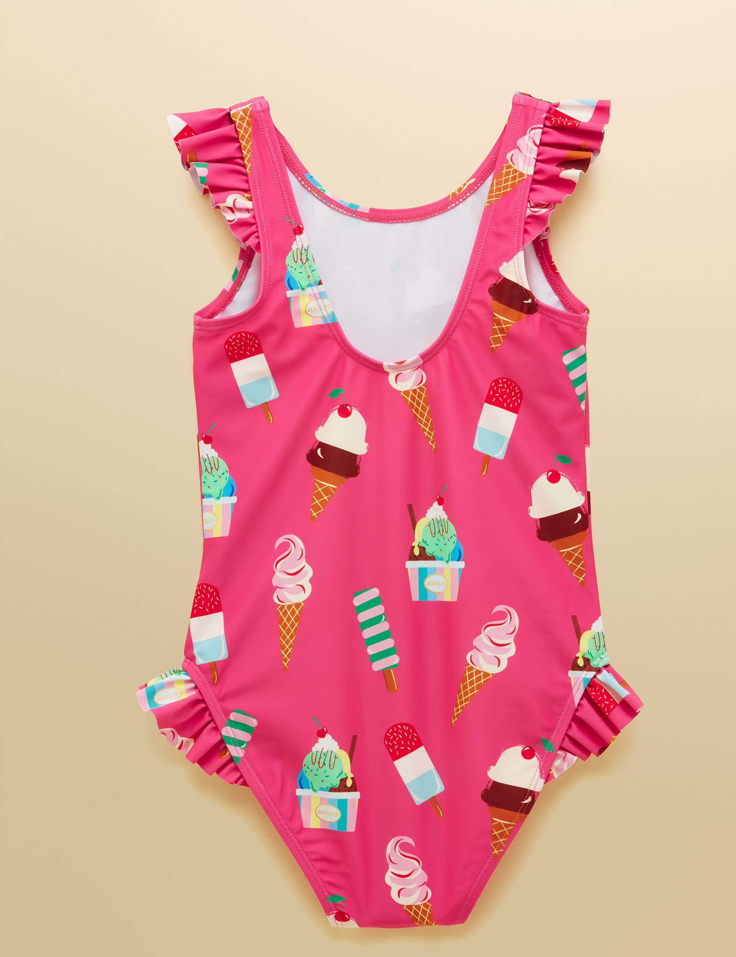 Ice Cream Print Frill Swimsuit (1-10 Years) 2 of 5