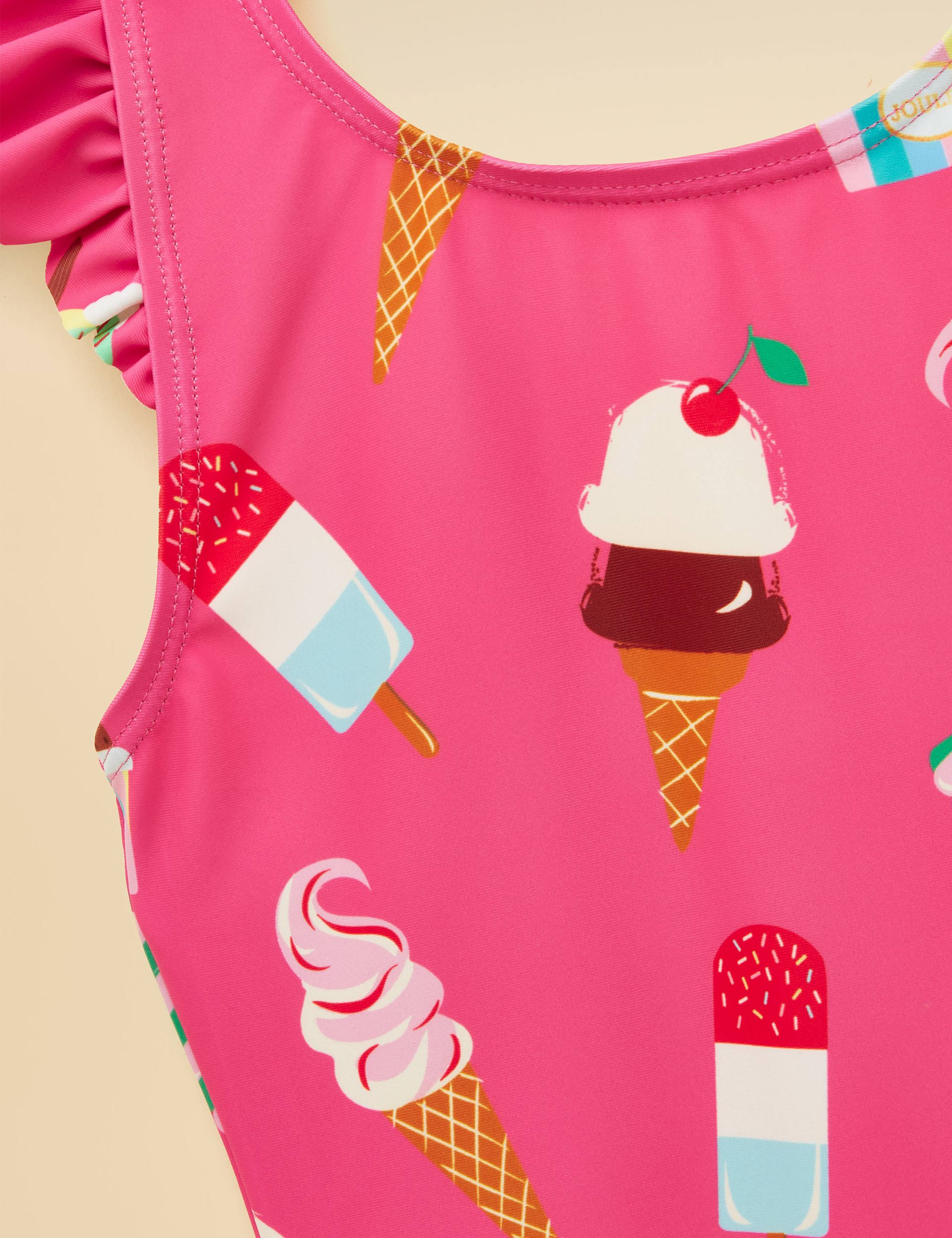 Ice Cream Print Frill Swimsuit (1-10 Years) 3 of 5