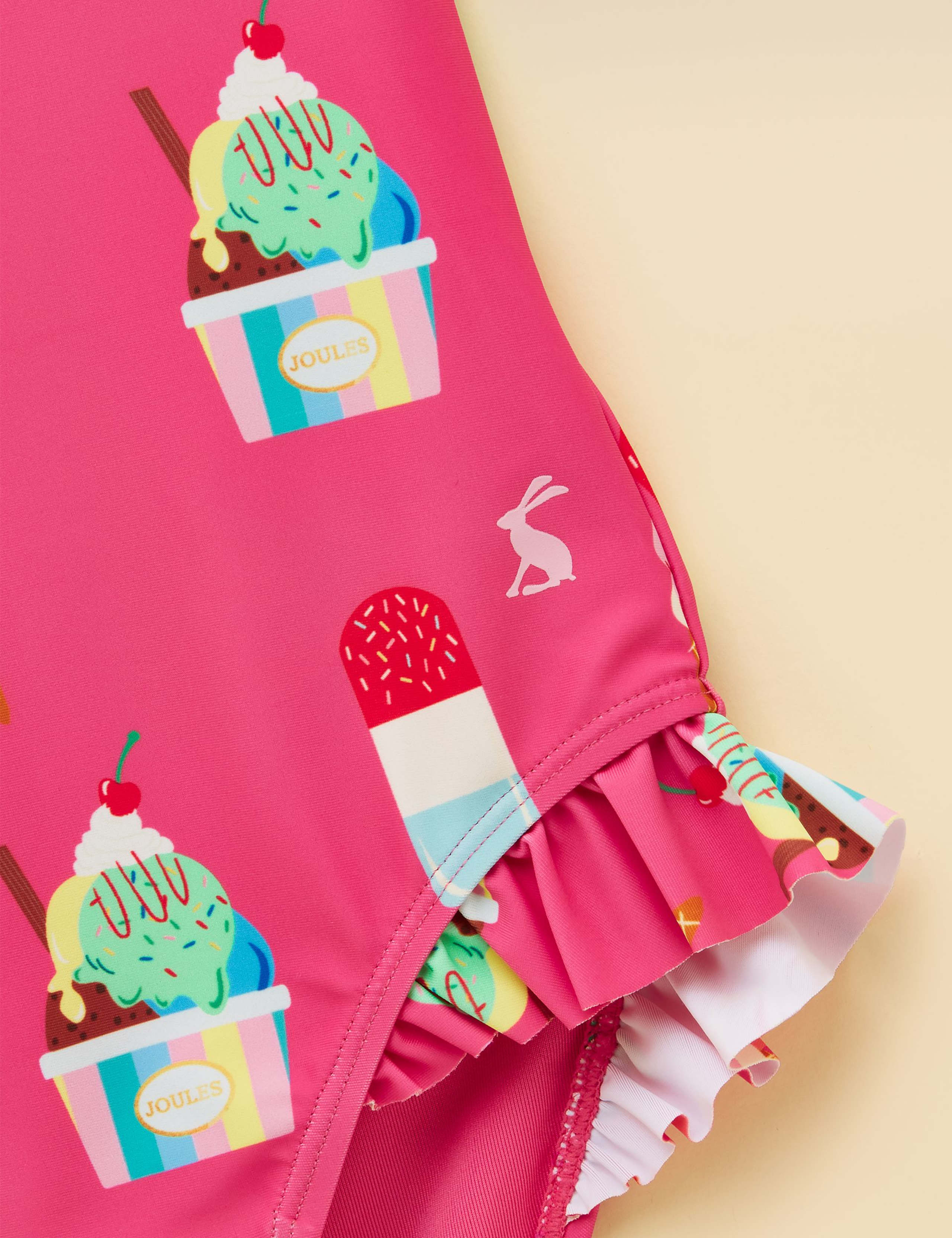 Ice Cream Print Frill Swimsuit (1-10 Years) 4 of 5