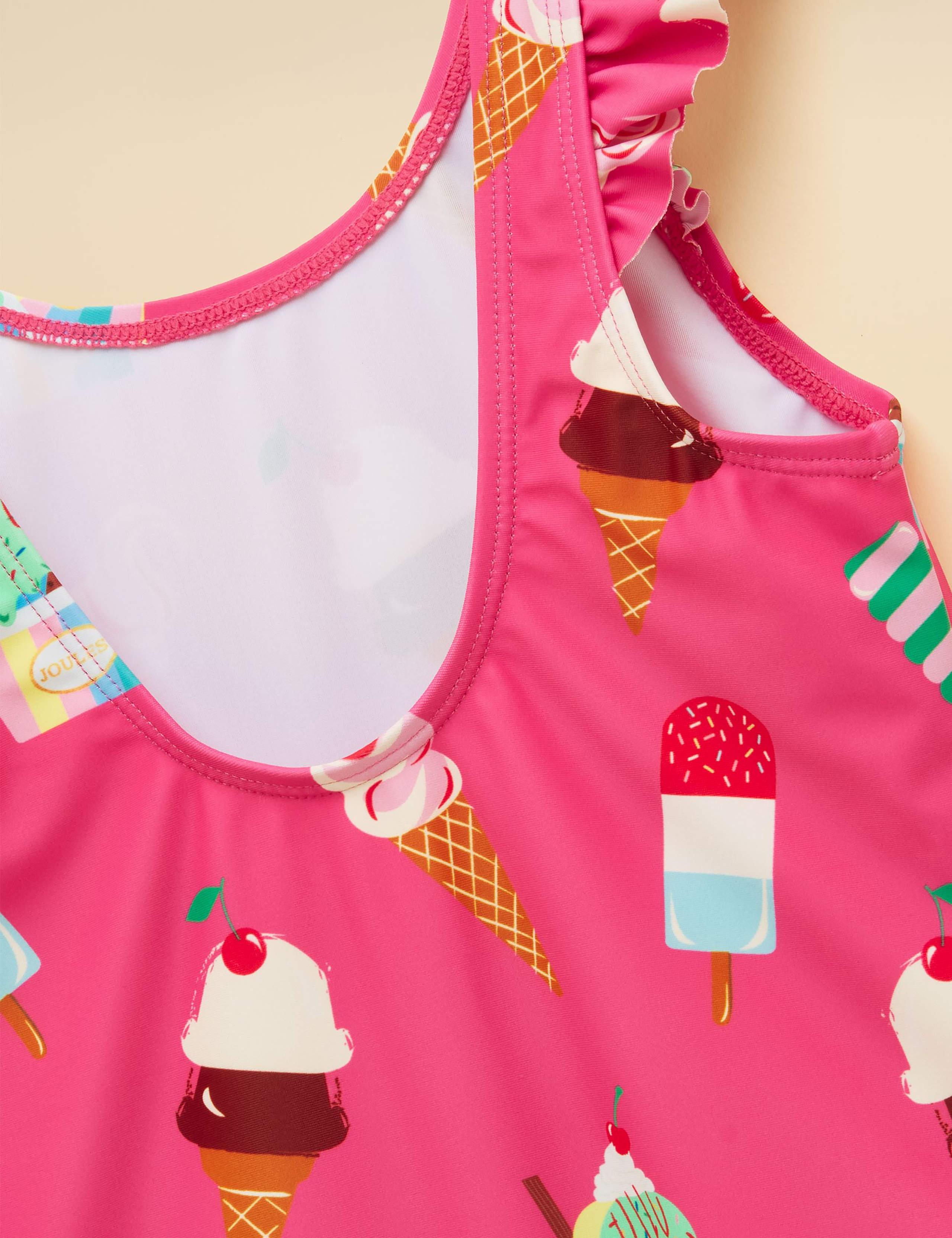 Ice Cream Print Frill Swimsuit (1-10 Yrs) 5 of 5