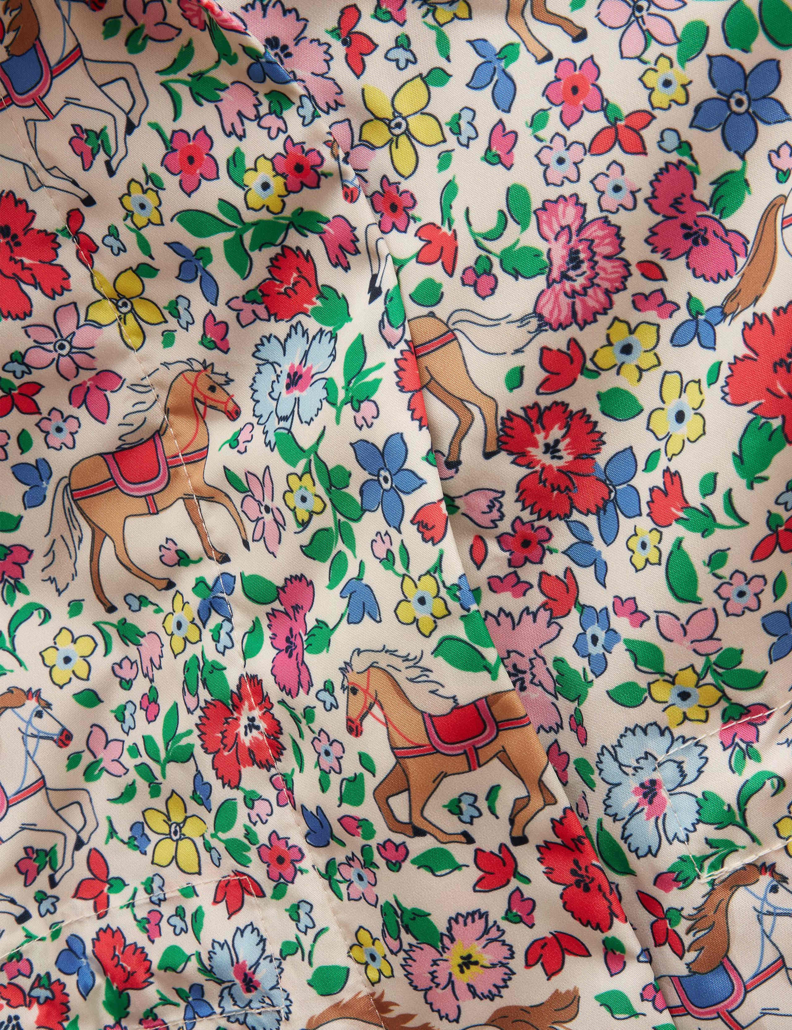 Packable Floral Pony Hooded Raincoat (2-10 Yrs) 5 of 5