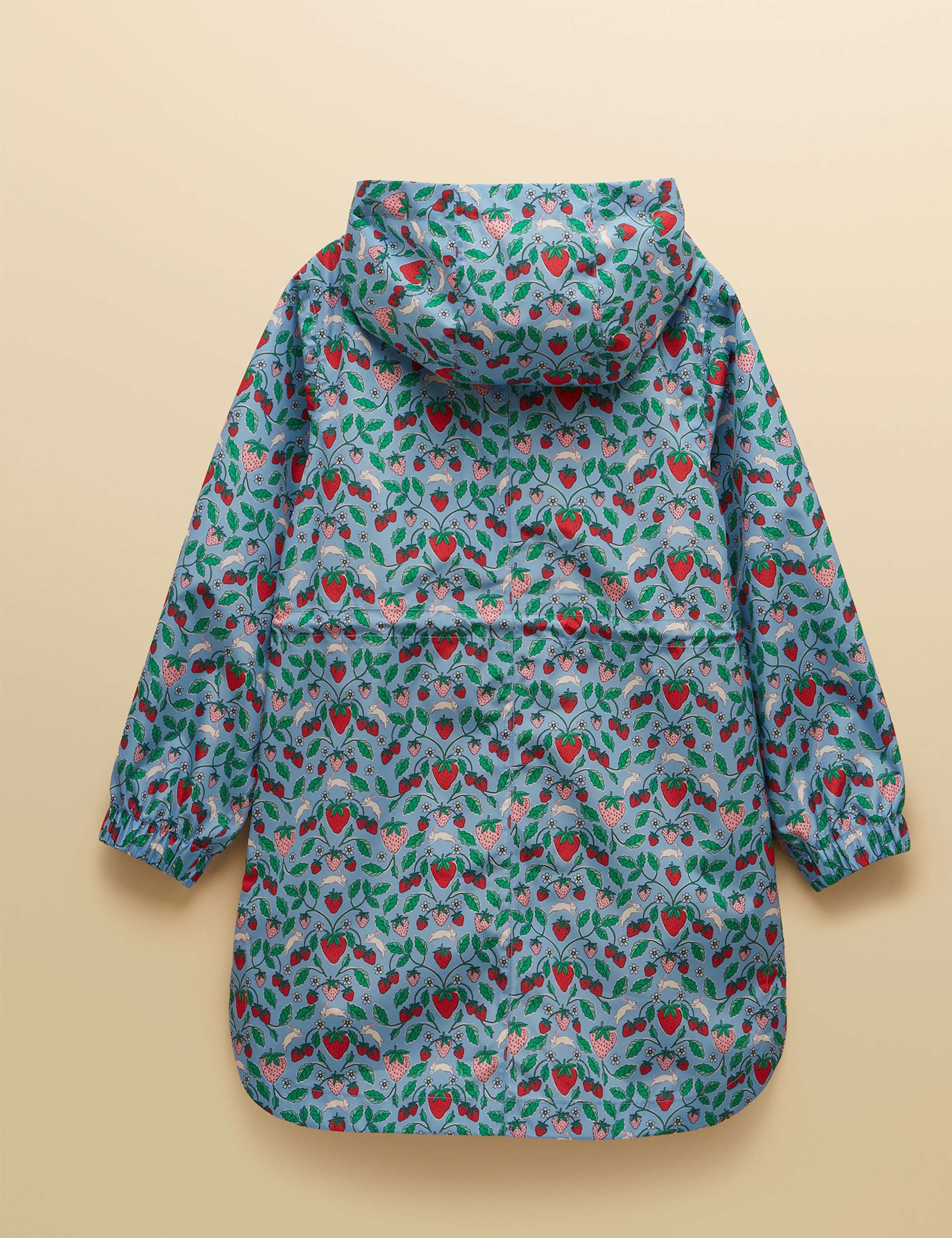 Strawberry Packable Hooded Raincoat (2-10 Yrs) 2 of 5