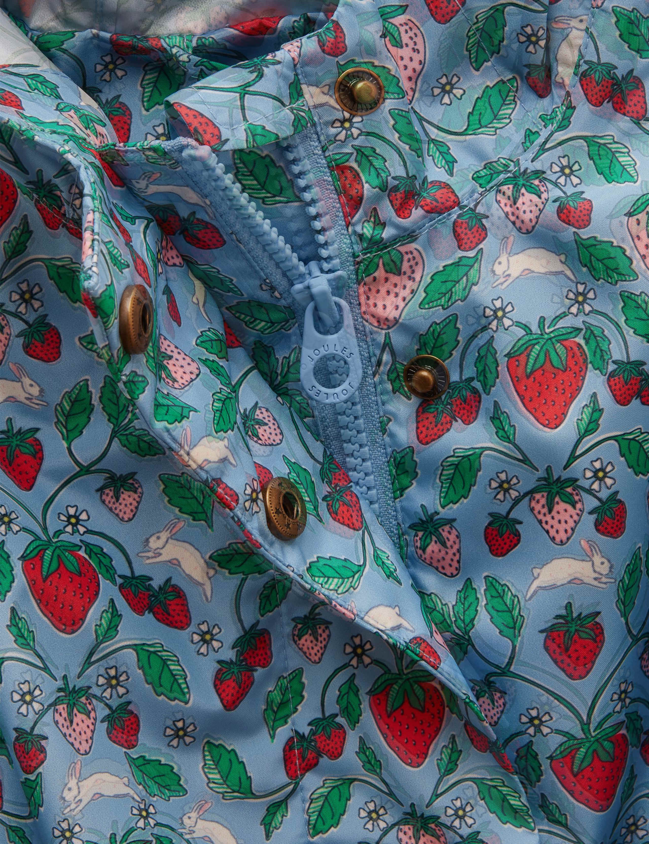 Strawberry Packable Hooded Raincoat (2-10 Yrs) 3 of 5