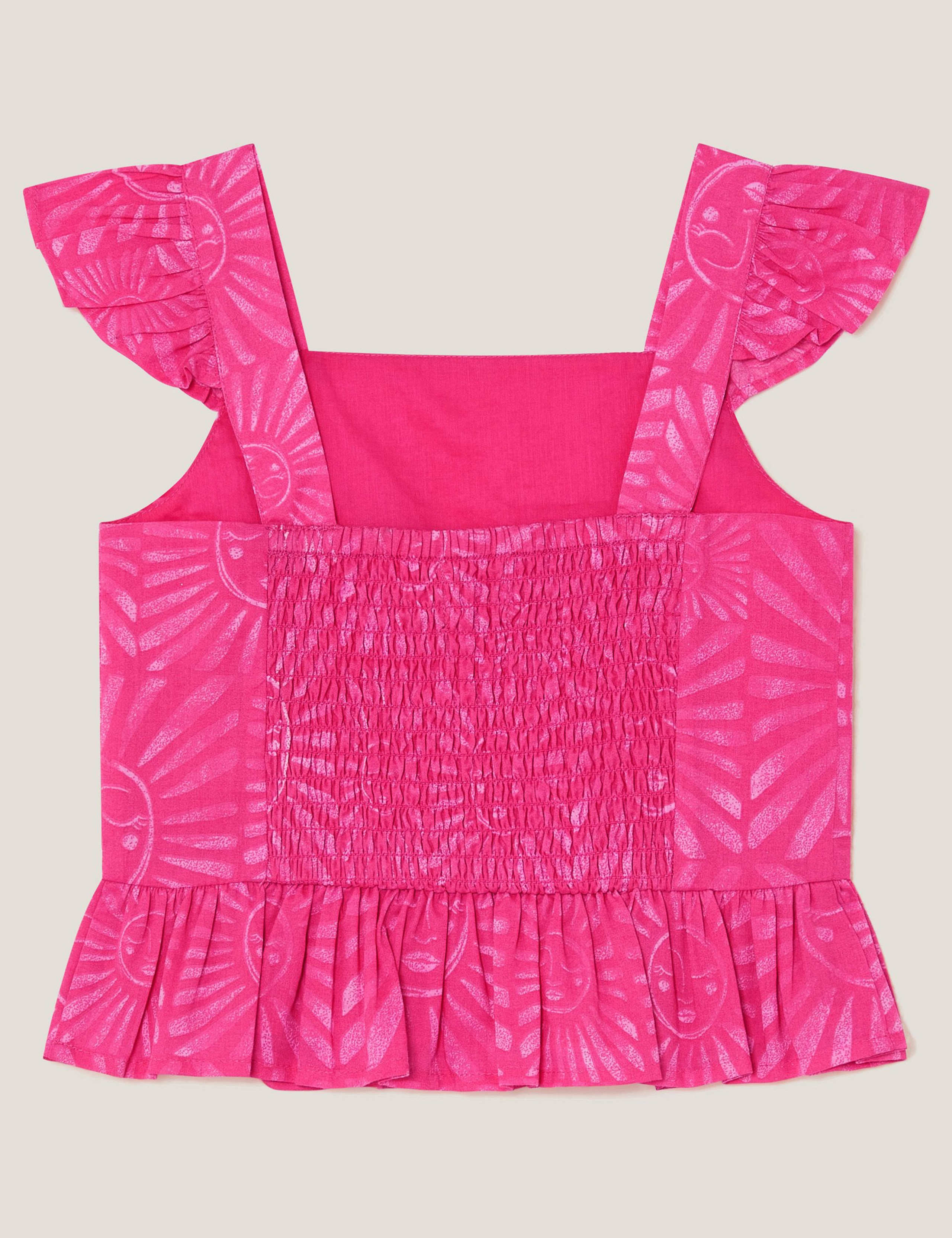 Pure Cotton Cropped Top (3-13 Yrs) 2 of 3