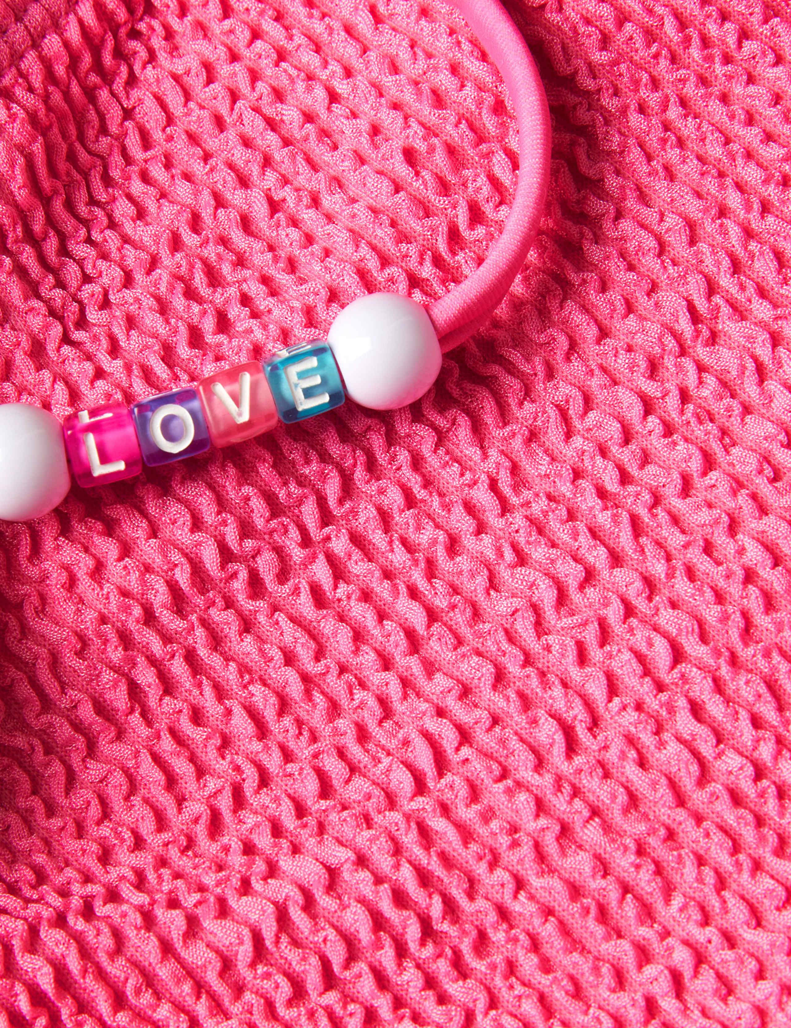 Seersucker Asymmetrical Swimsuit (3-15 Yrs) 3 of 3