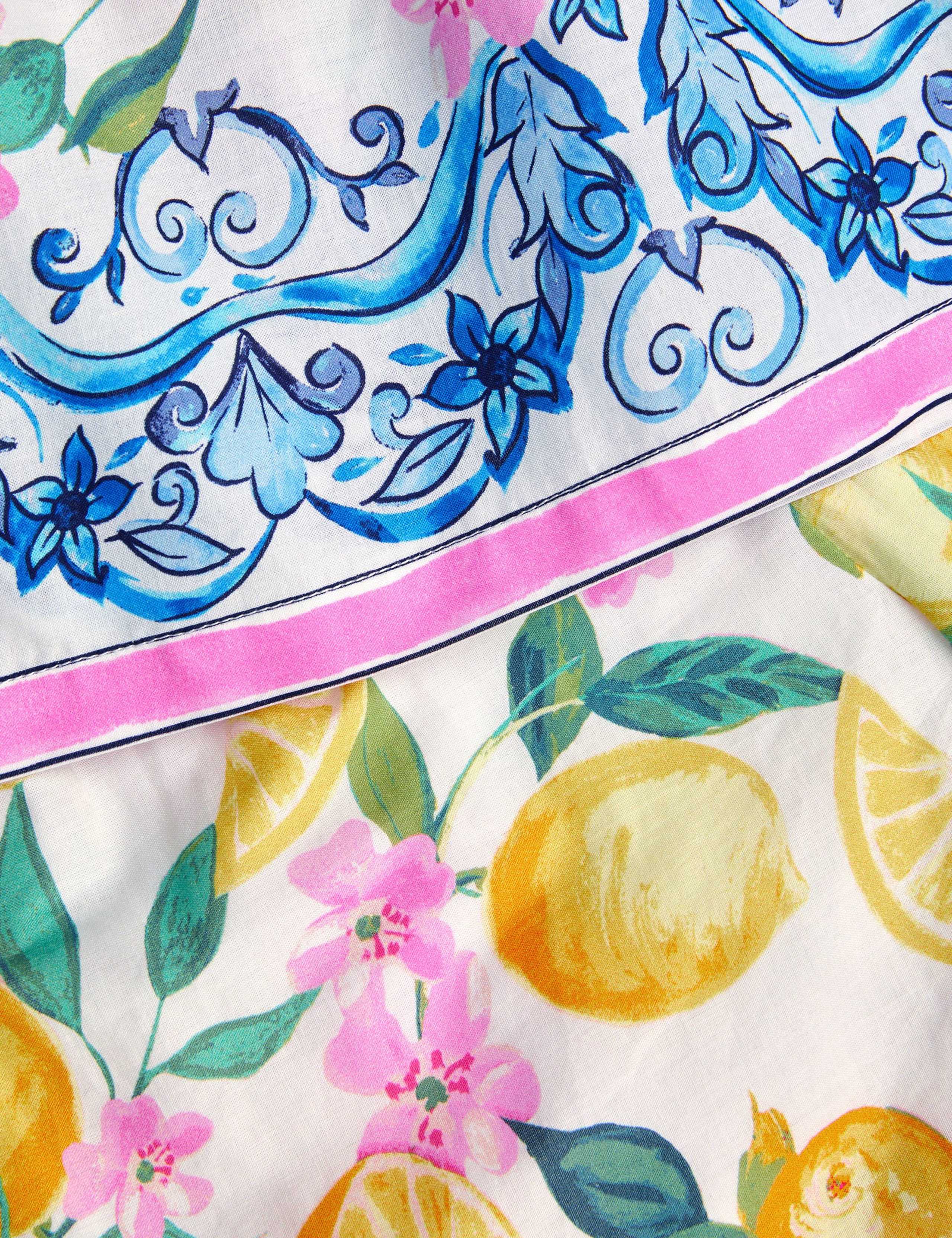 Pure Cotton Lemon Print Top & Bottom Outfit (3-15 Yrs) 3 of 4