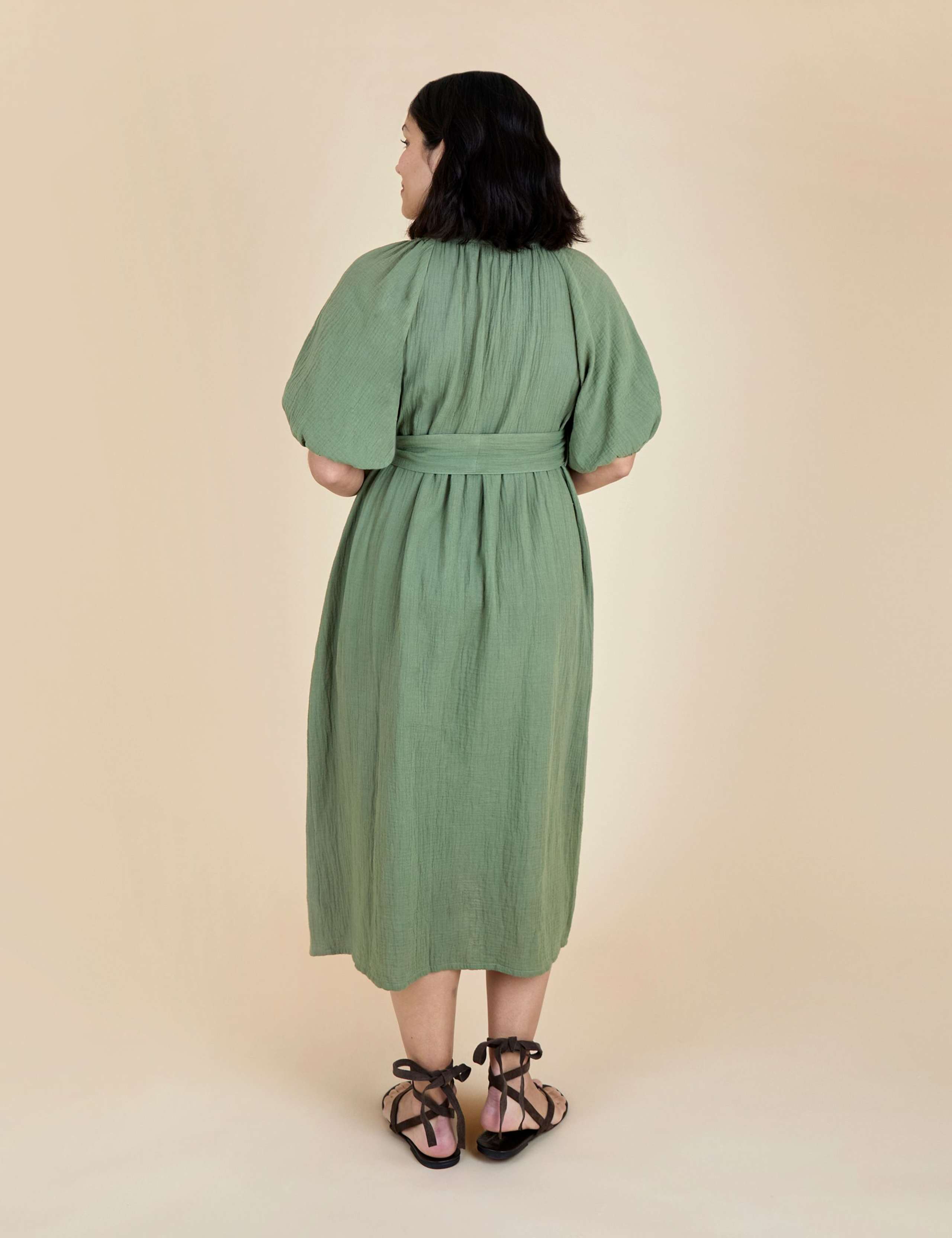 Maternity Pure Cotton Midi Shirt Dress 5 of 6