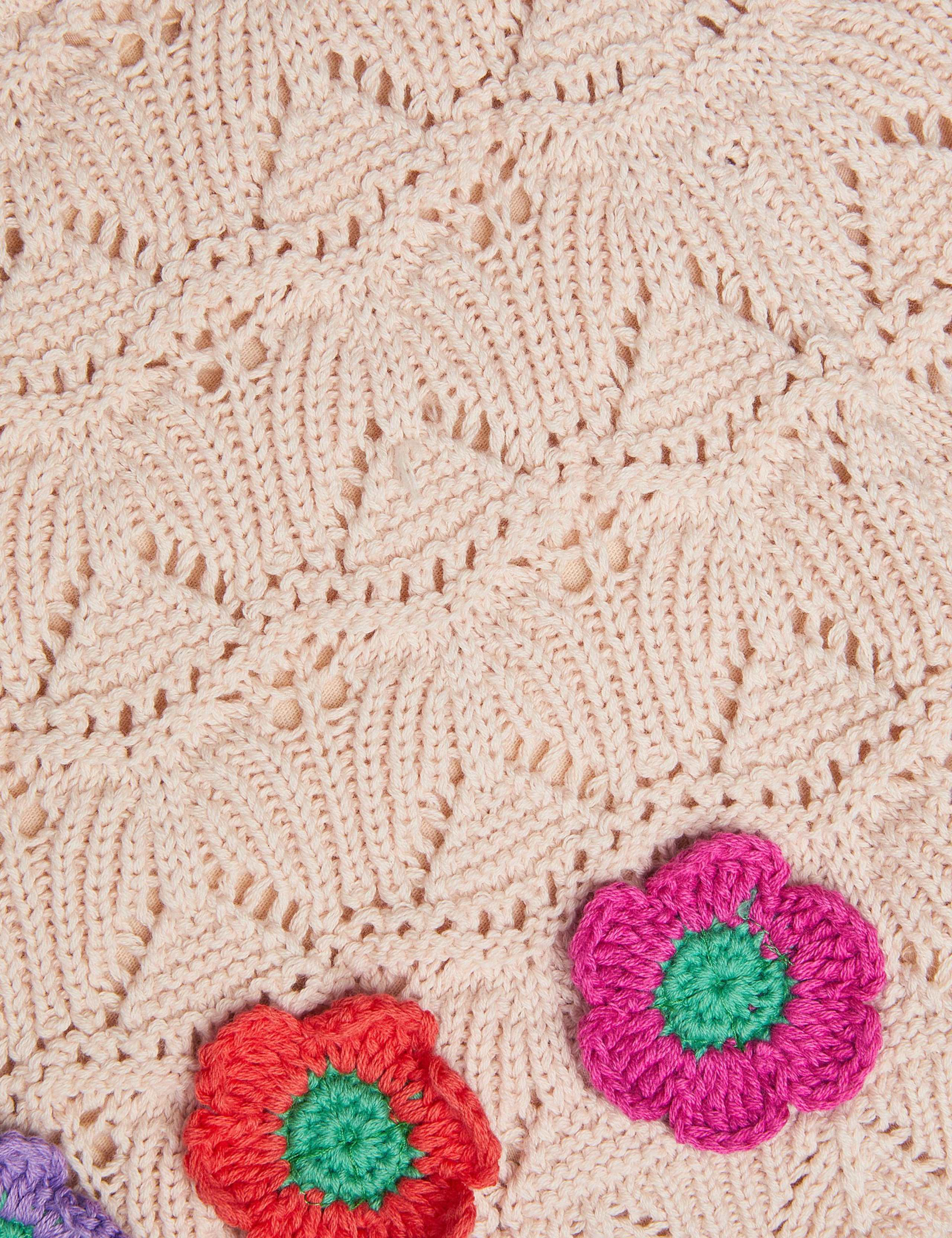 Pure Cotton Knitted Flower Shorts (3-13 Yrs) 3 of 3