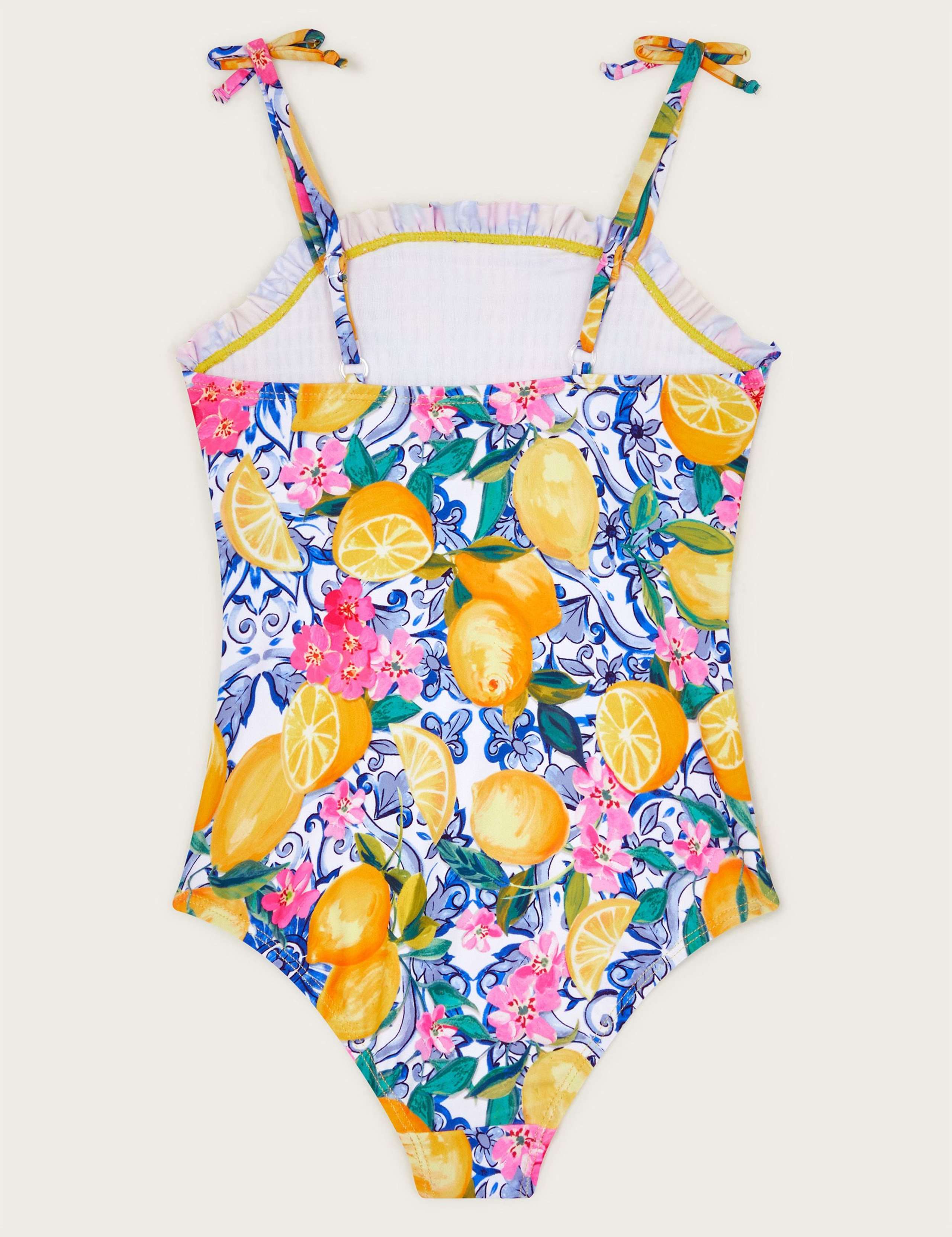 Lemon Print Swimsuit (3-15 Yrs) 3 of 3