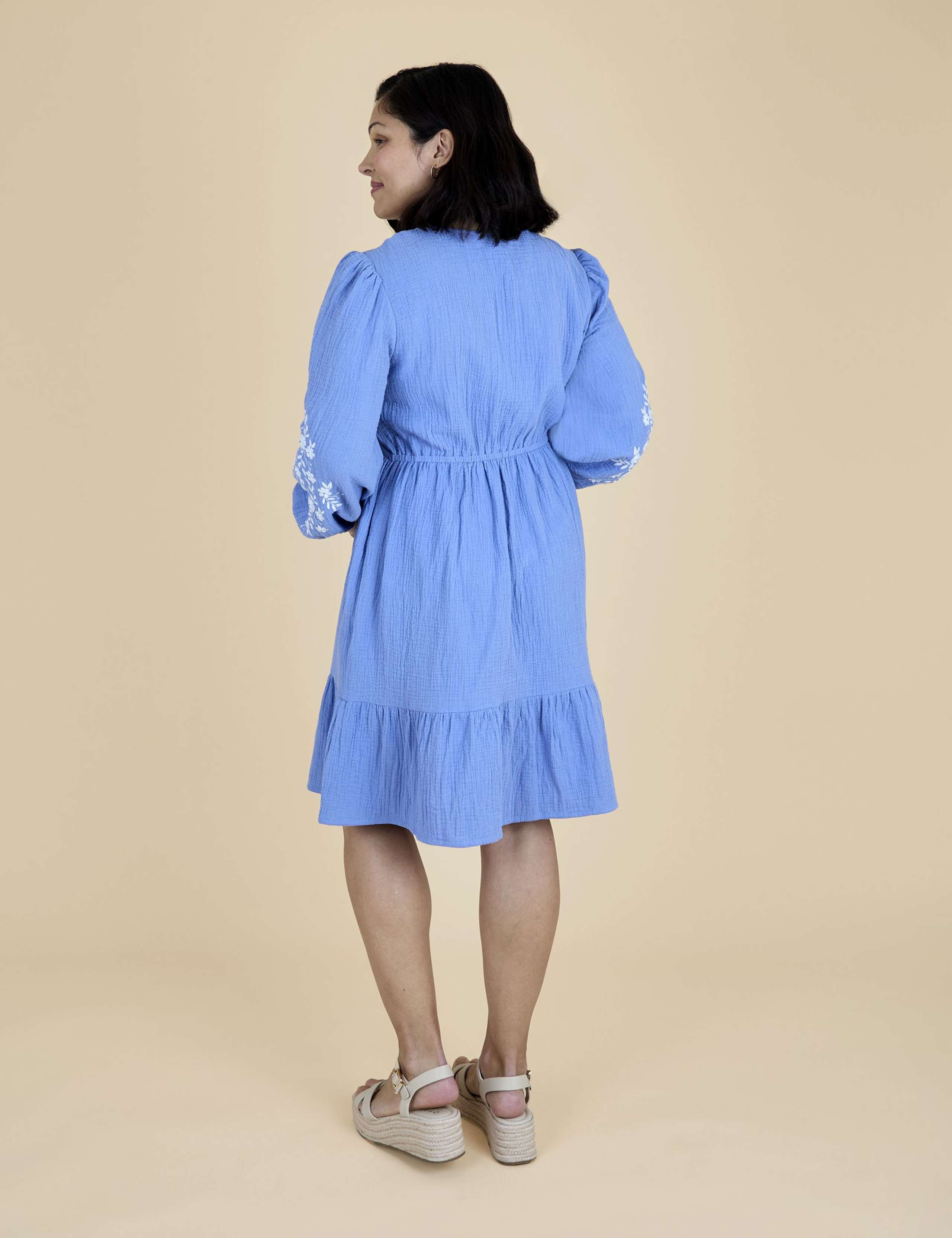 Maternity Pure Cotton Mini Smock Dress 5 of 5