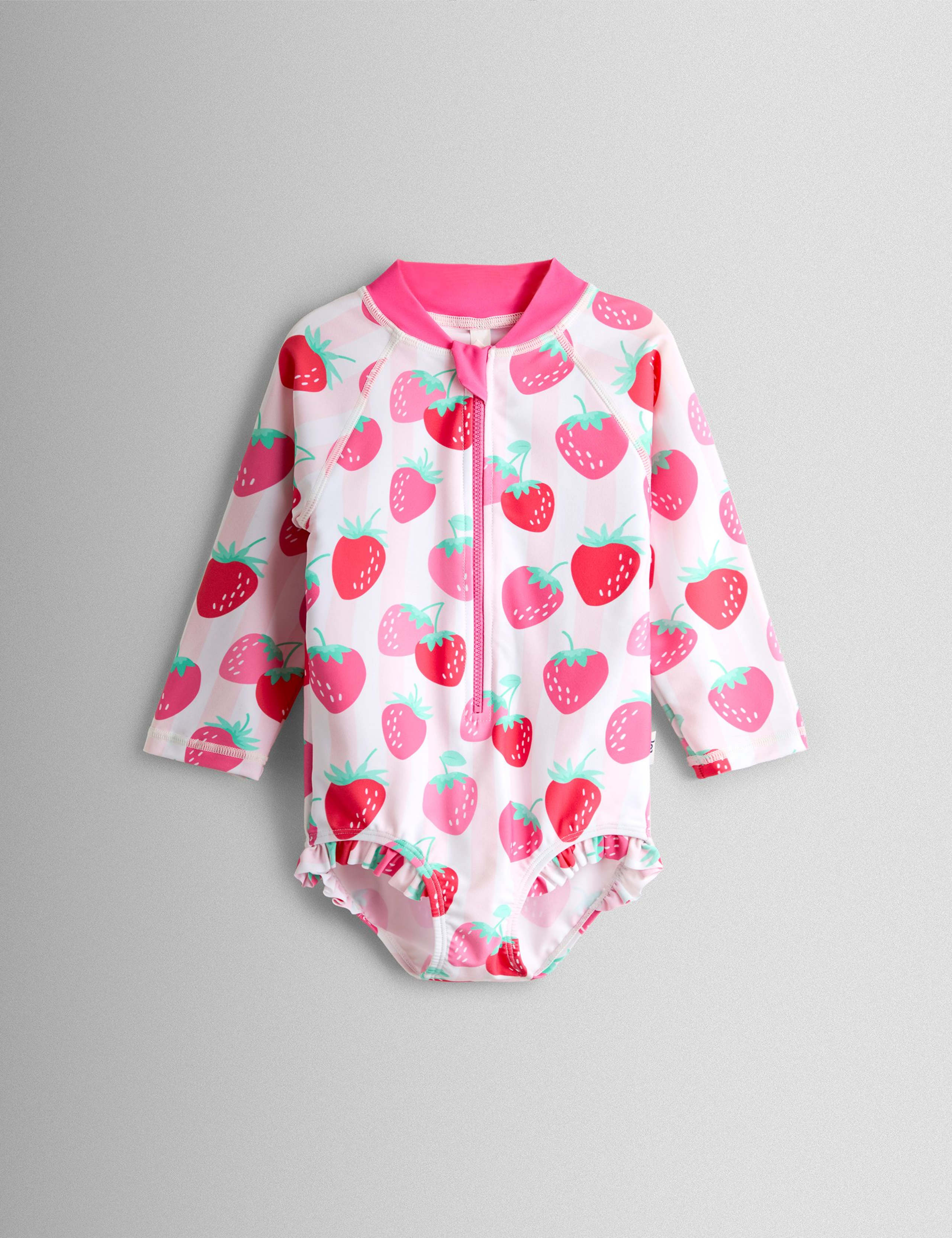 Strawberry Long Sleeve Swimsuit (6 Mths - 6 Yrs) 3 of 5