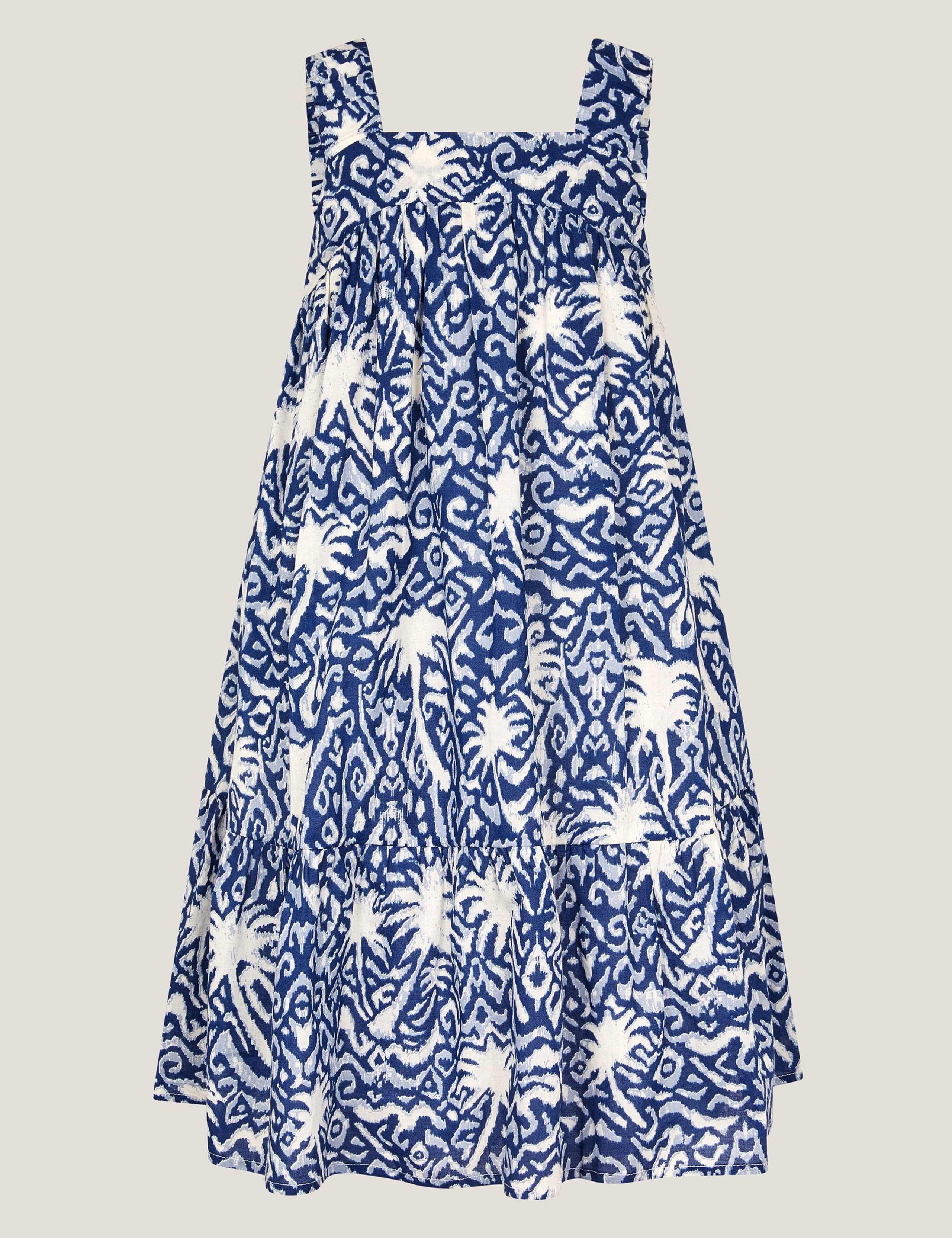 Pure Cotton Printed Dress (3-13 Yrs) 2 of 4