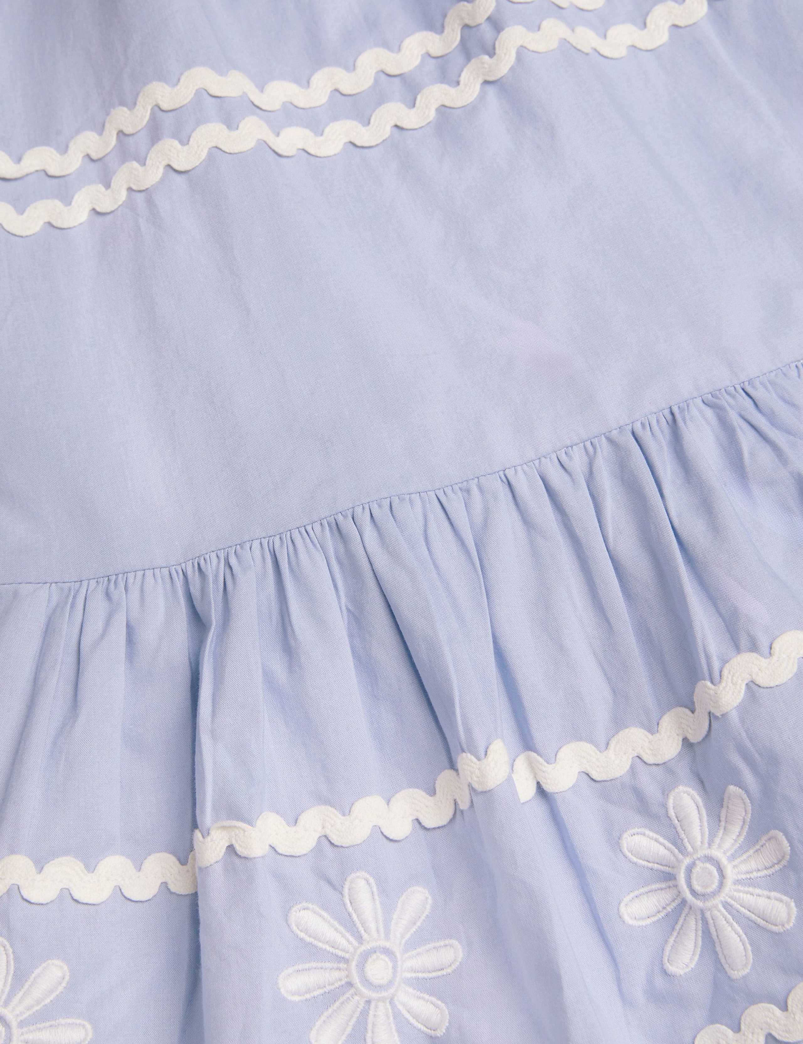 Pure Cotton Embroidered Dress (3-13 Yrs) 3 of 3